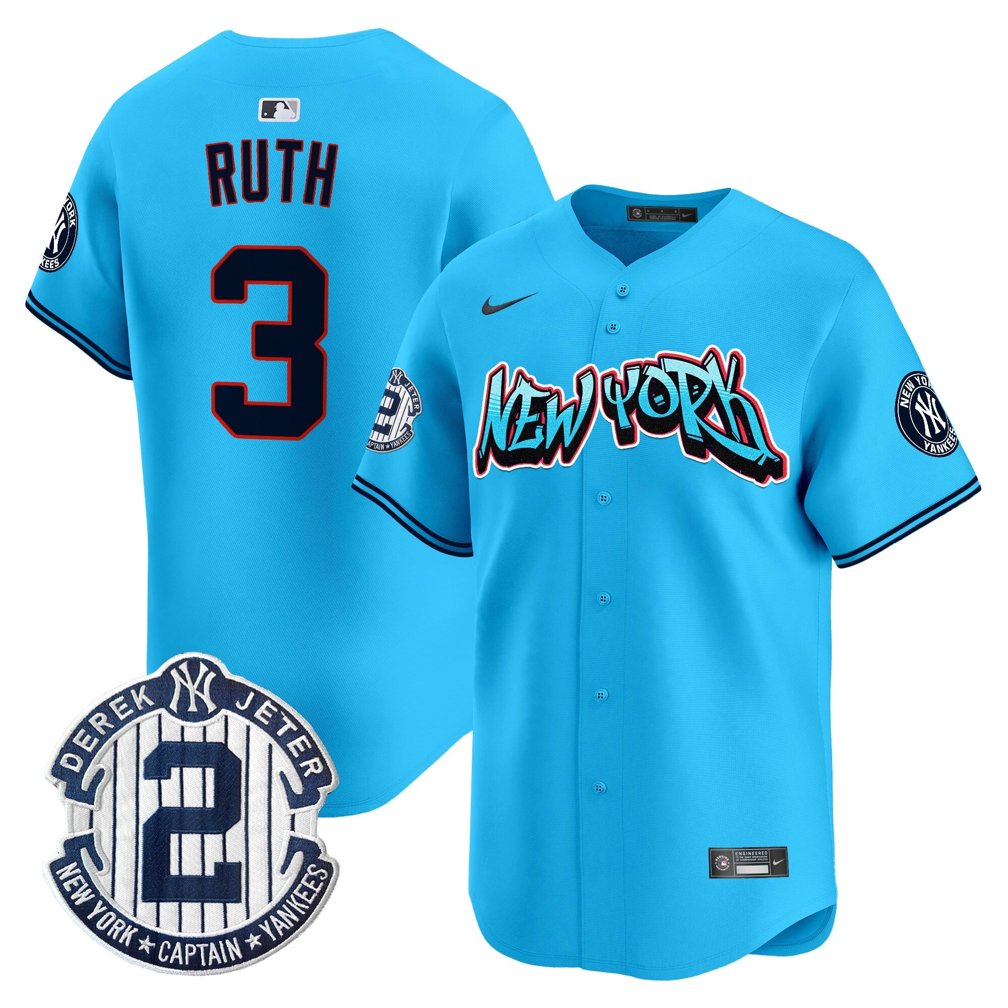 Men’s New York Graffiti Vapor Premier Limited Jersey