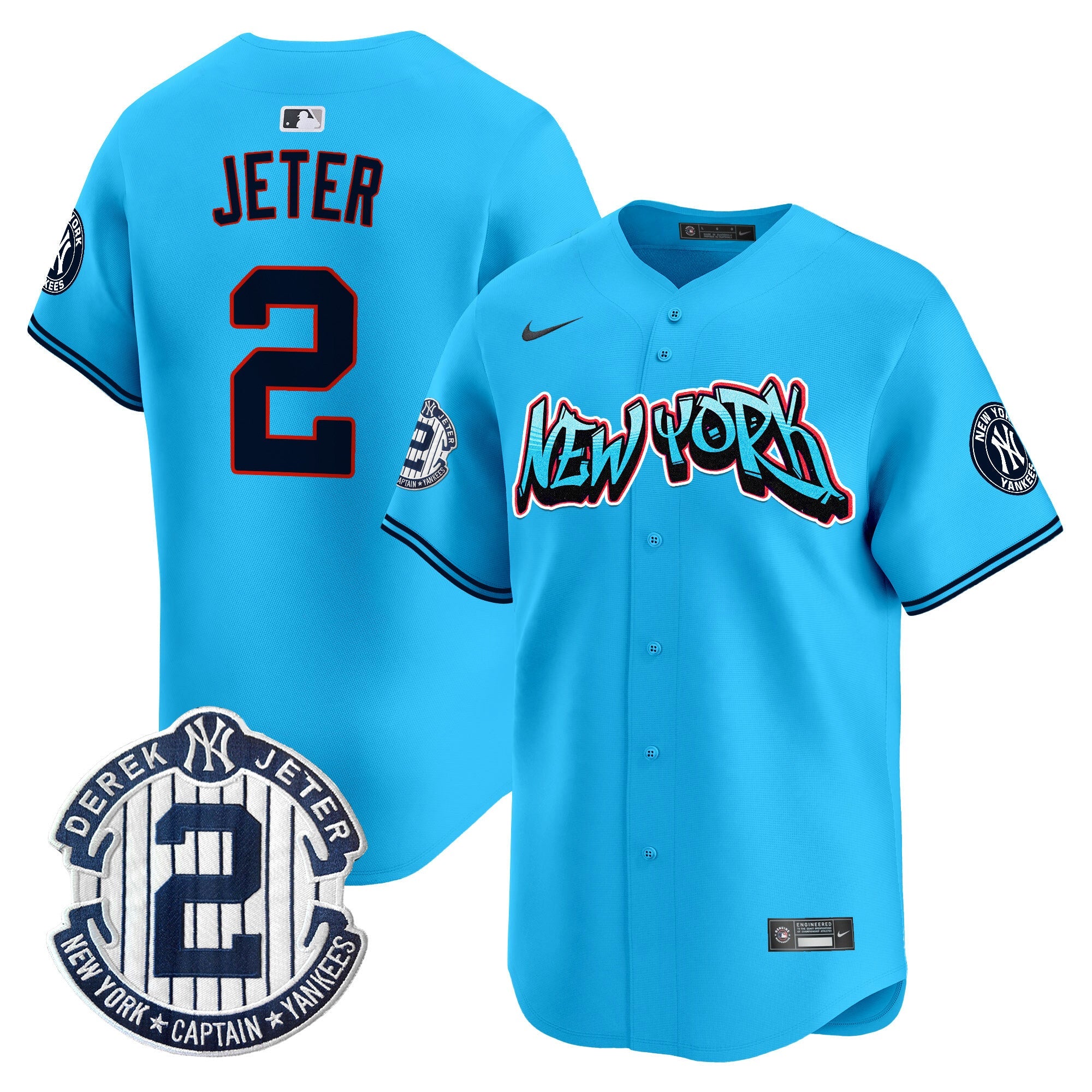 Men’s New York Graffiti Vapor Premier Limited Jersey
