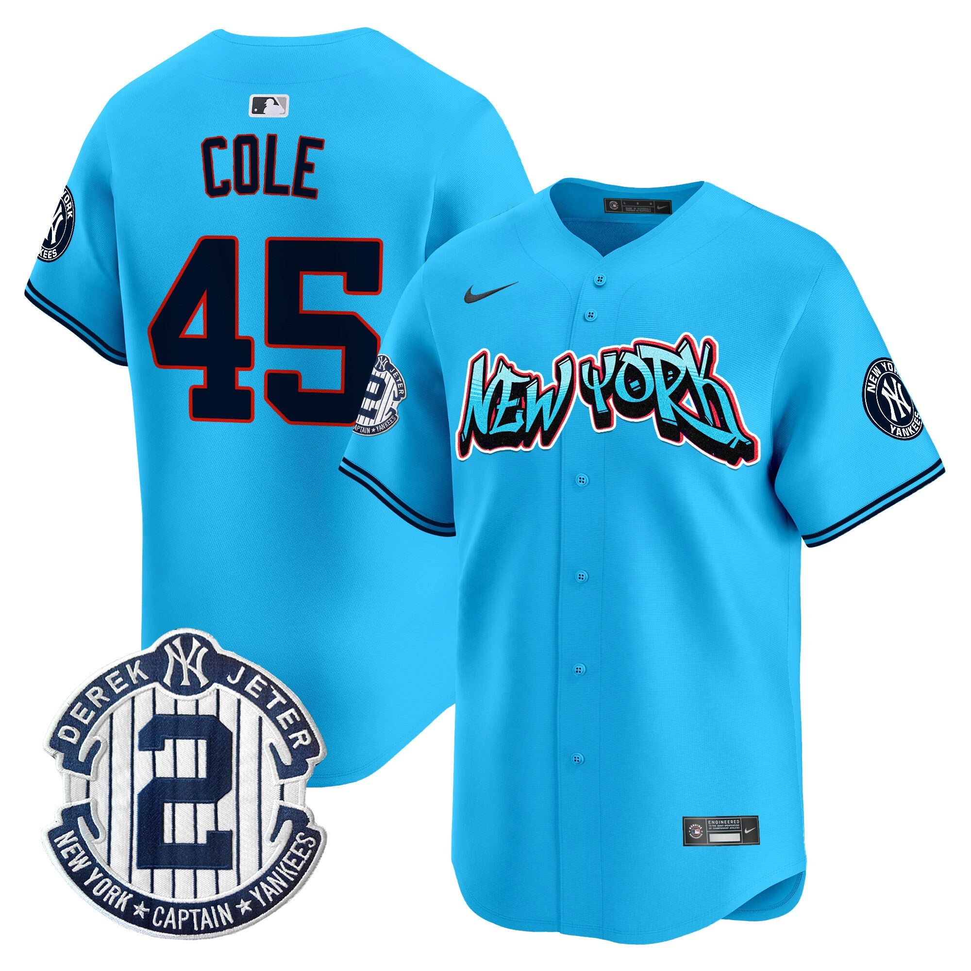 Men’s New York Graffiti Vapor Premier Limited Jersey