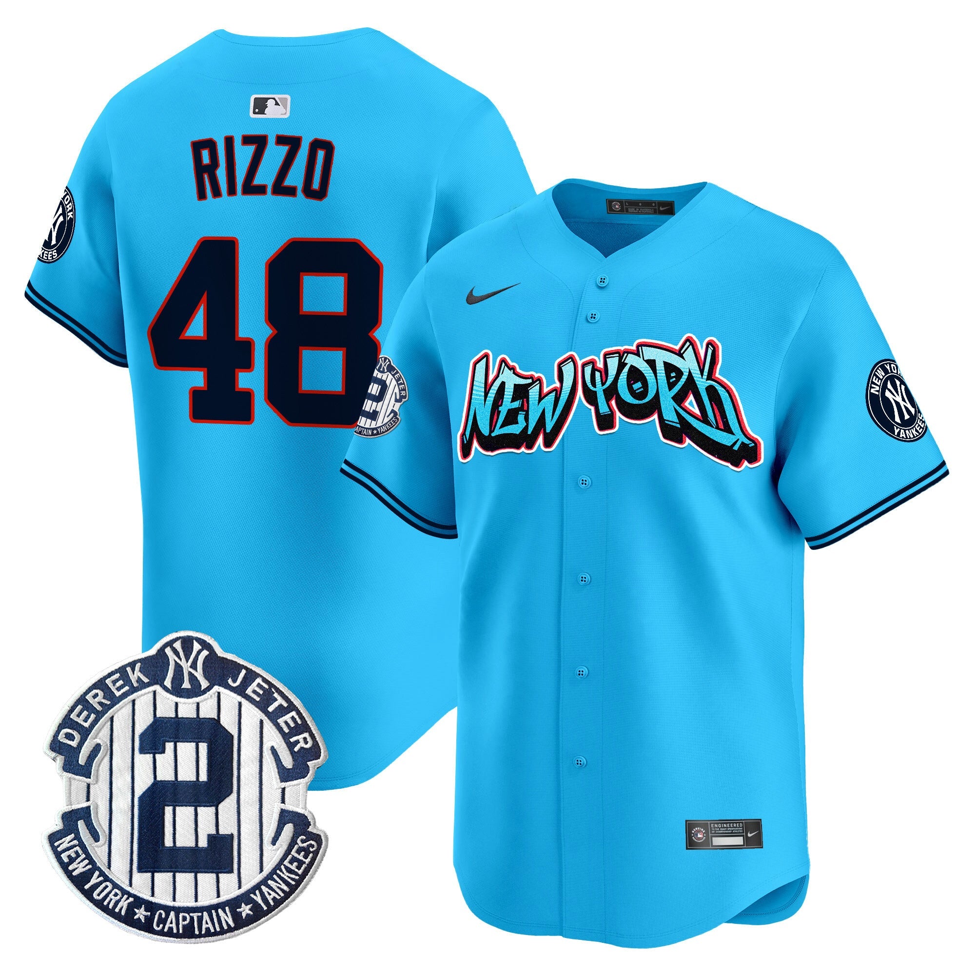 Men’s New York Graffiti Vapor Premier Limited Jersey