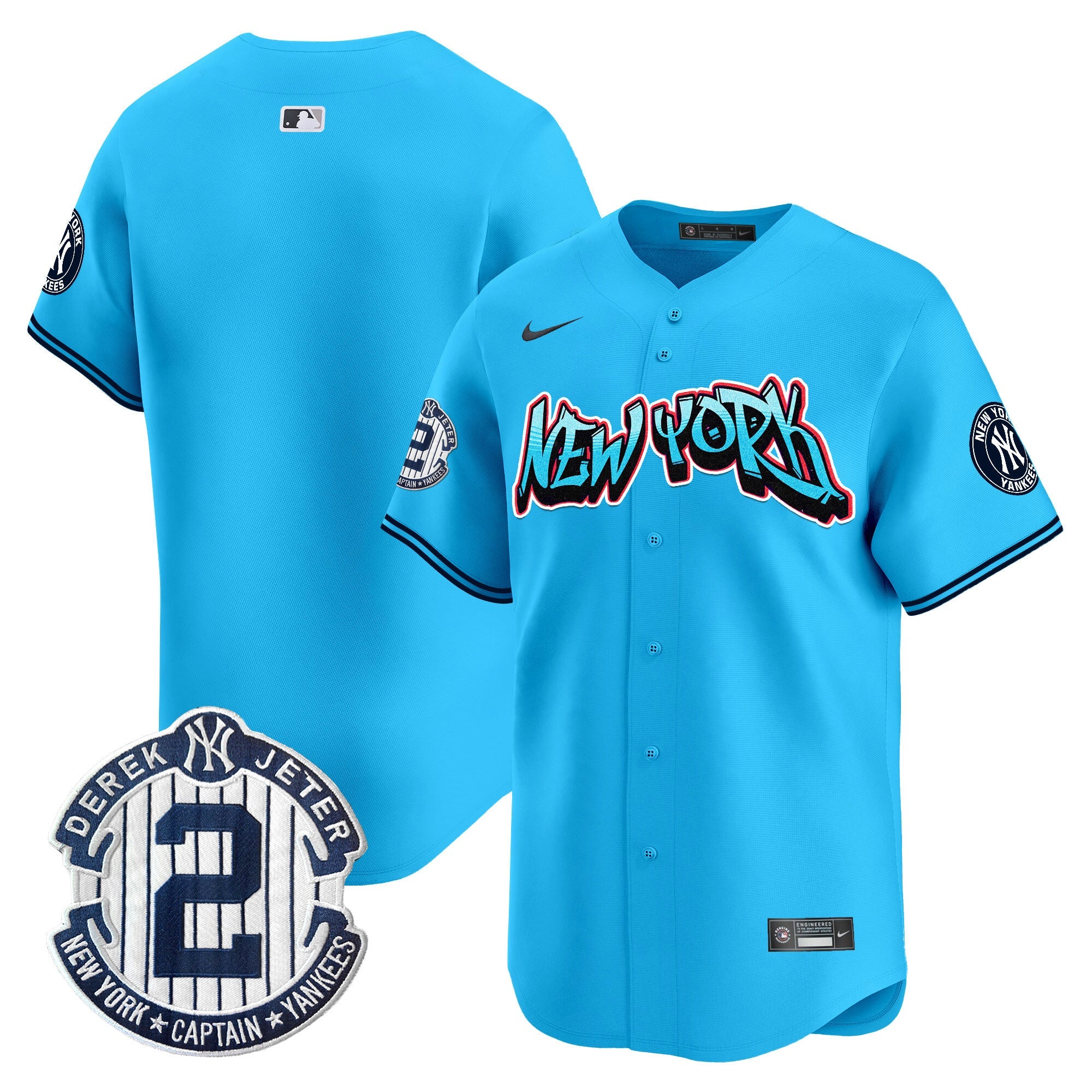 Men’s New York Graffiti Vapor Premier Limited Jersey