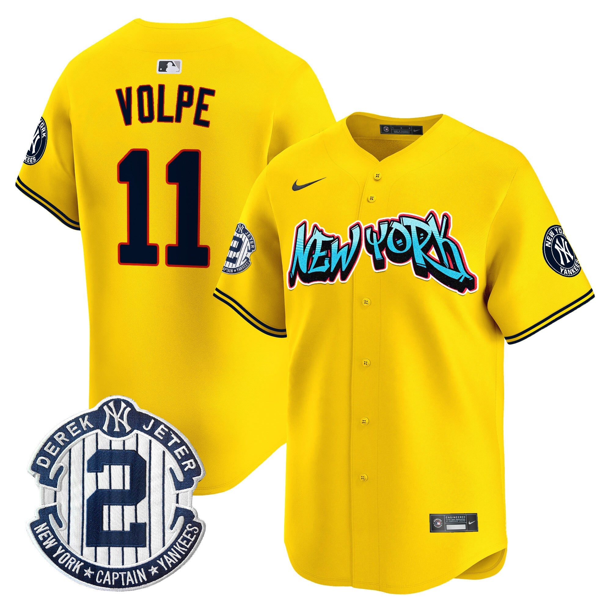 Men’s New York Graffiti Vapor Premier Limited Jersey