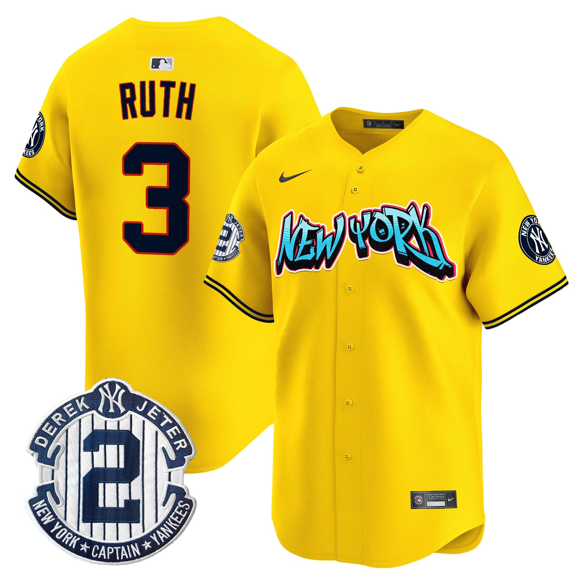 Men’s New York Graffiti Vapor Premier Limited Jersey