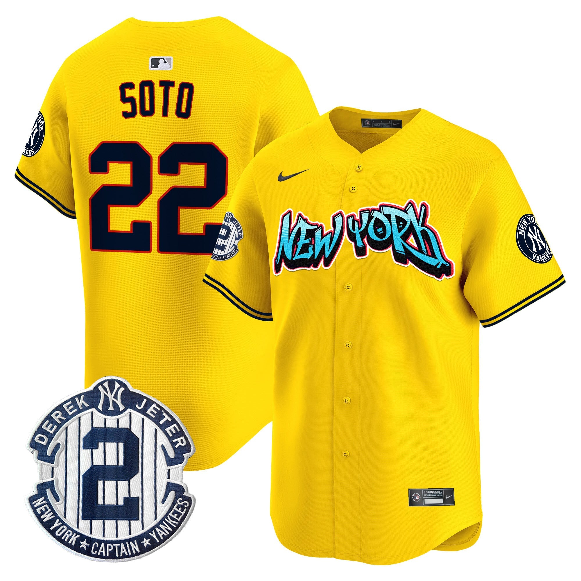 Men’s New York Graffiti Vapor Premier Limited Jersey