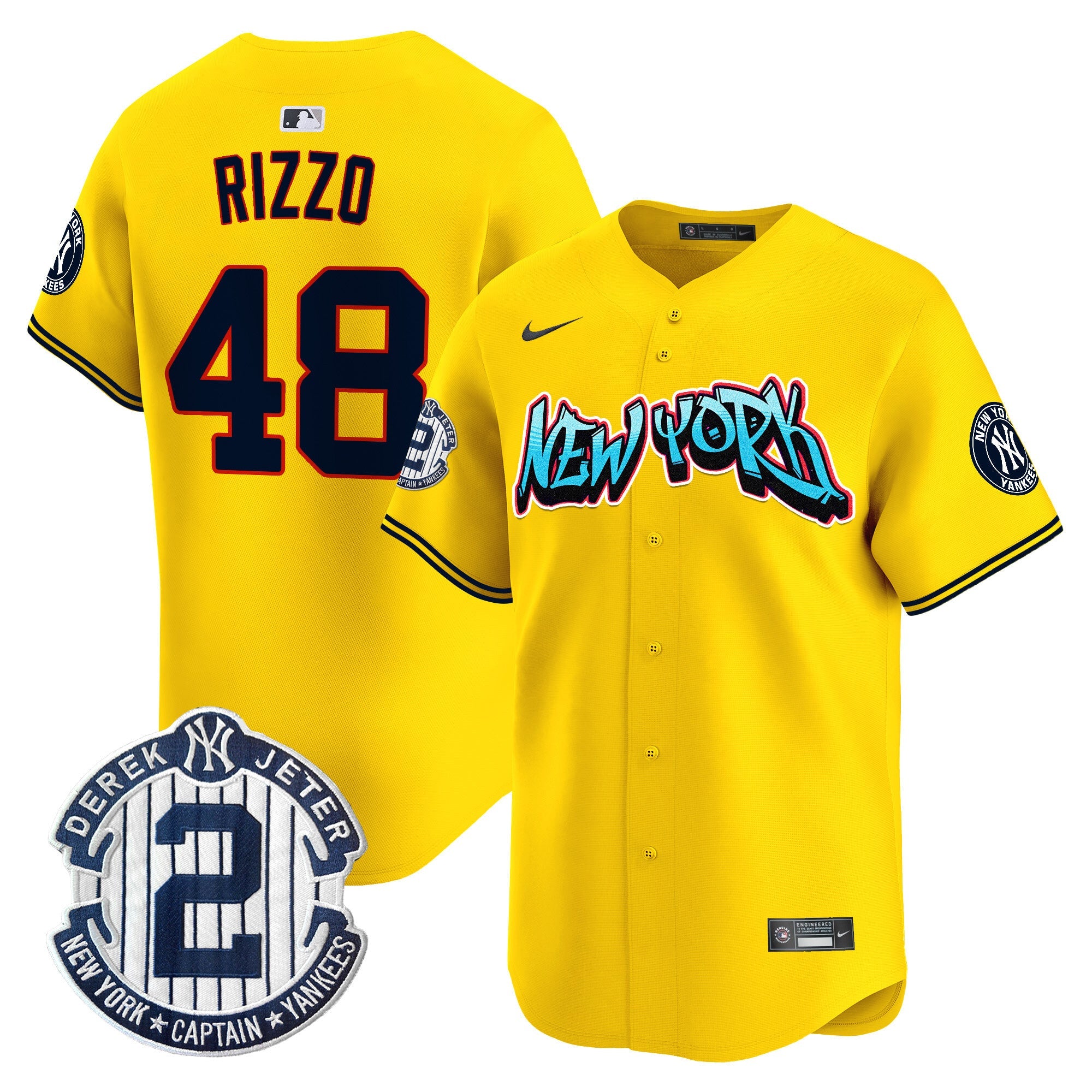Men’s New York Graffiti Vapor Premier Limited Jersey