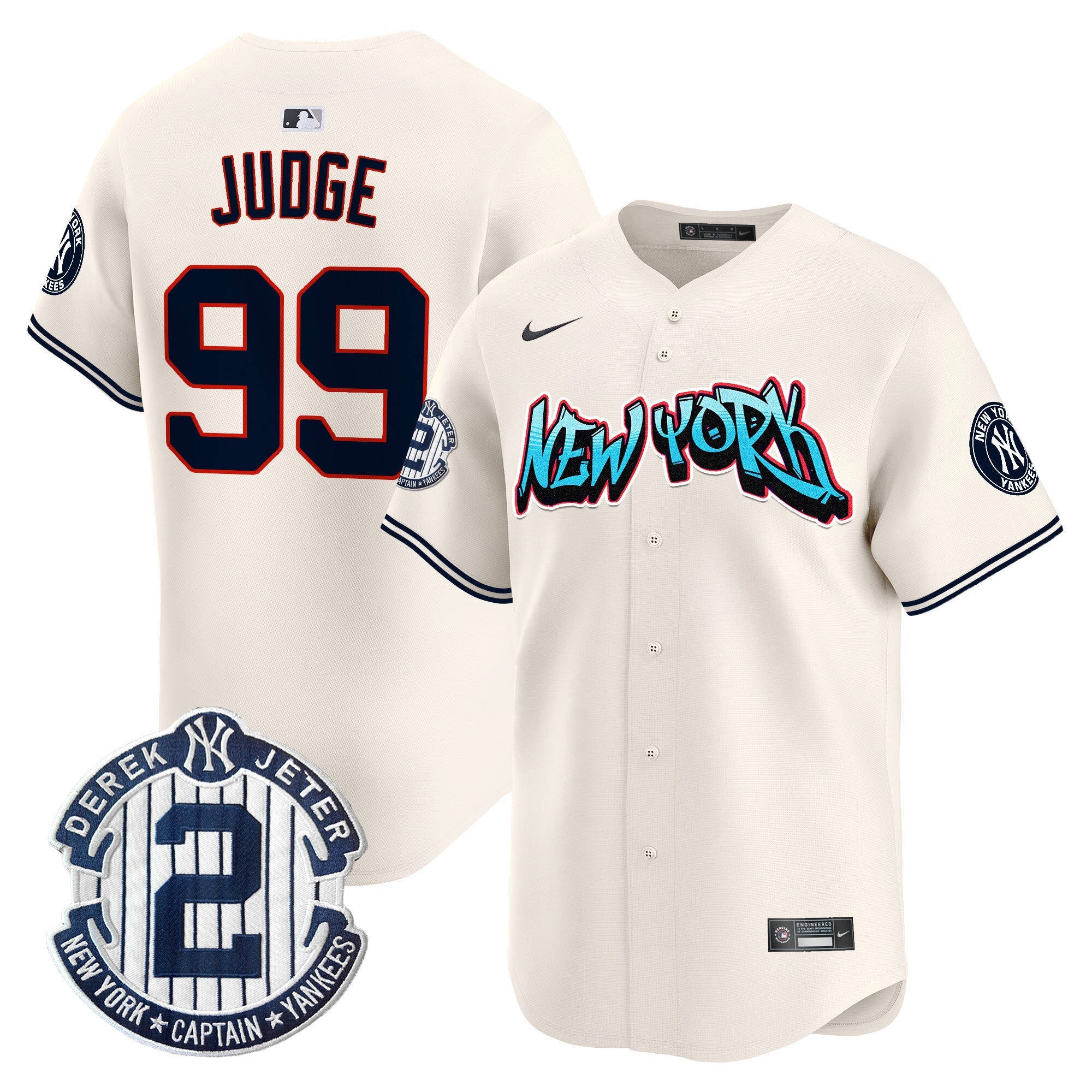 Men’s New York Graffiti Vapor Premier Limited Jersey