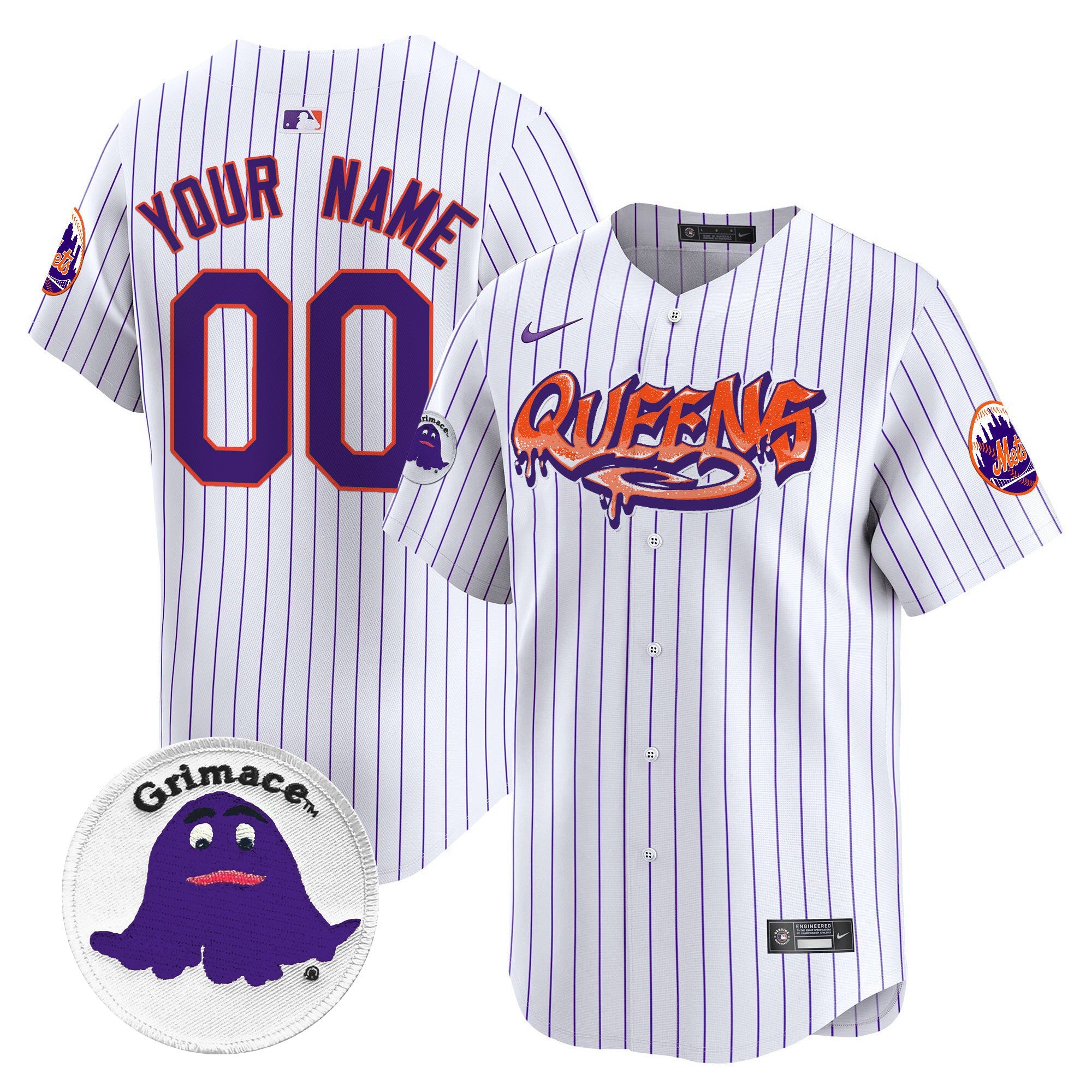 Queens Graffiti Vapor Premier Limited Custom Jersey