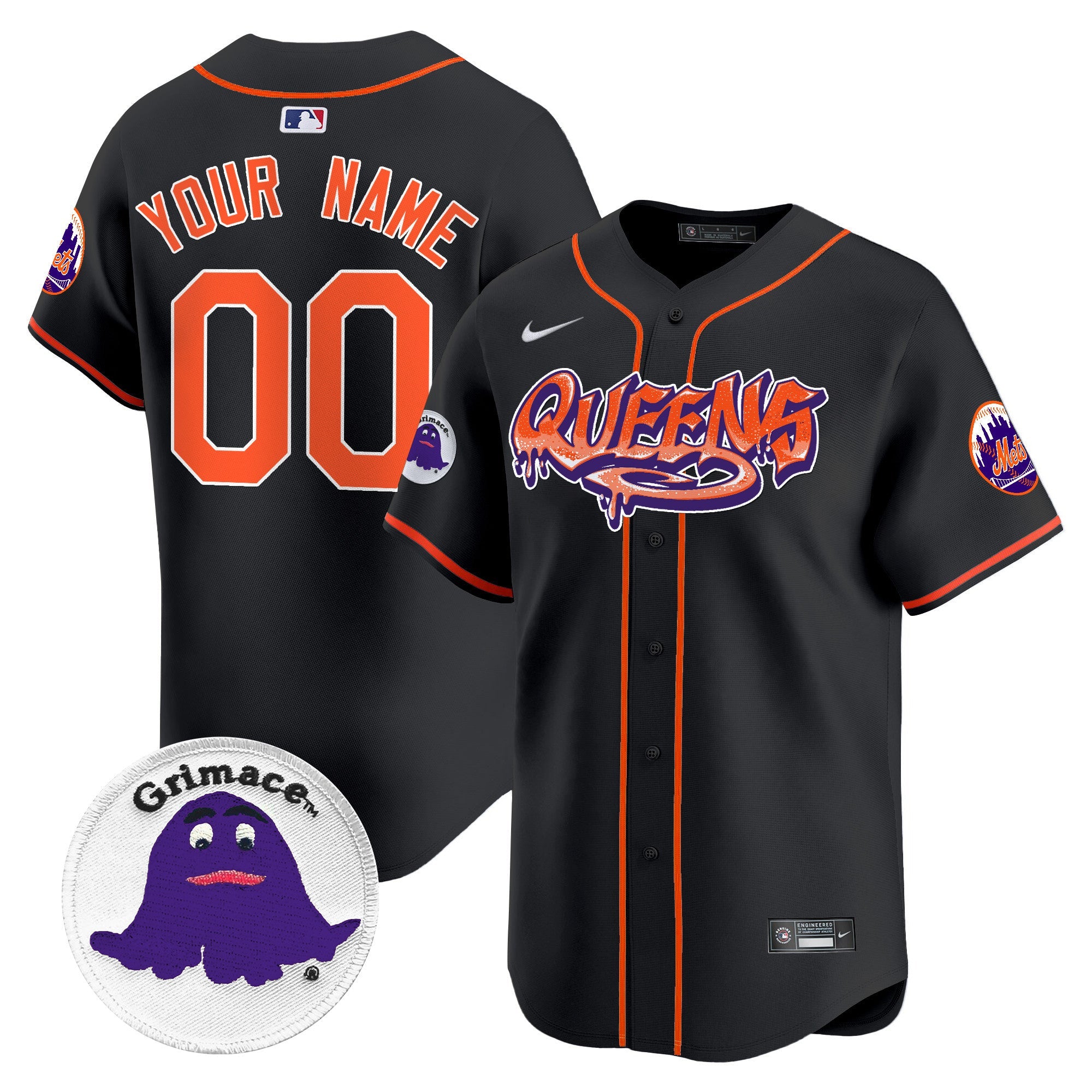 Queens Graffiti Vapor Premier Limited Custom Jersey