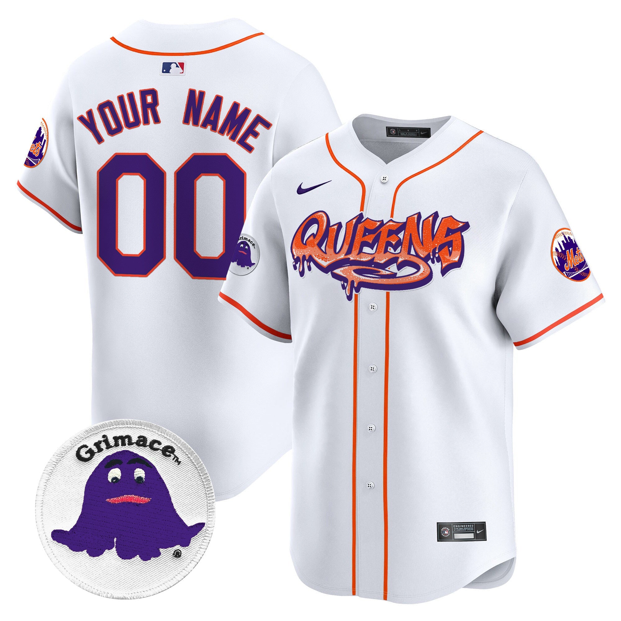 Queens Graffiti Vapor Premier Limited Custom Jersey