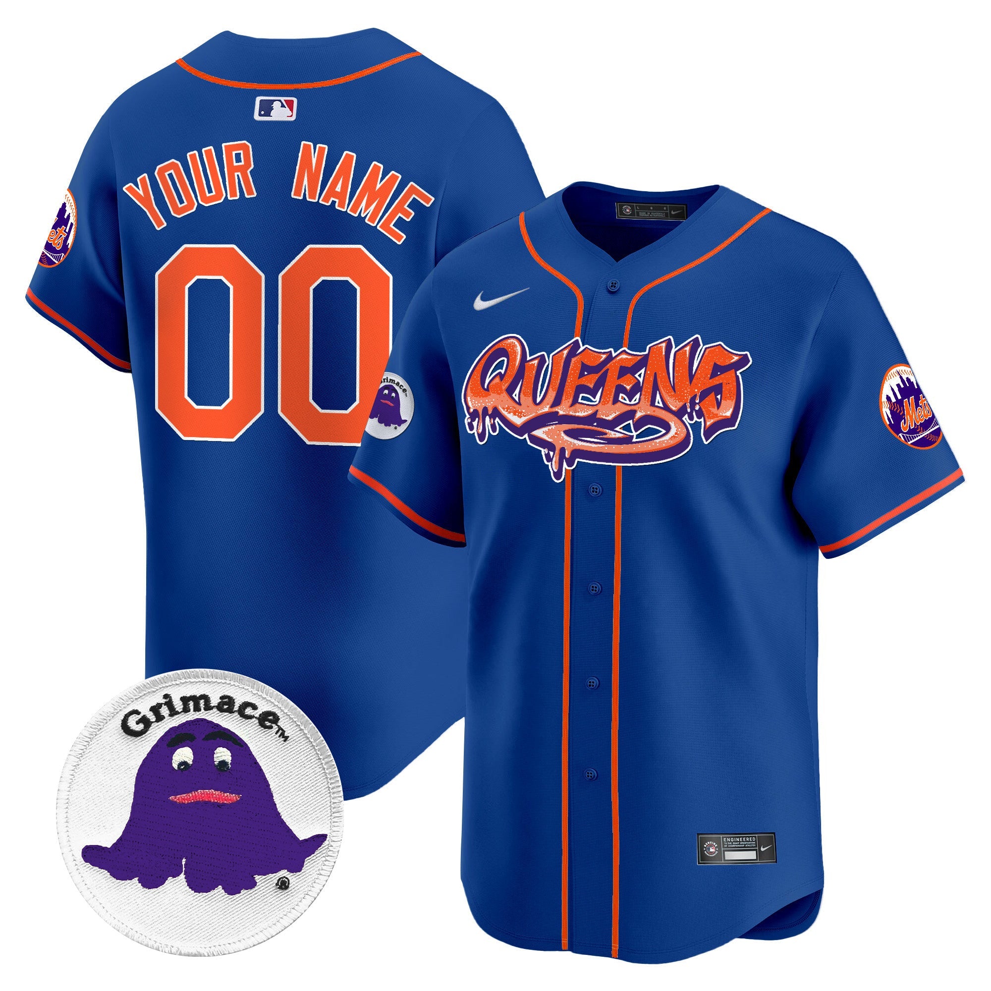 Queens Graffiti Vapor Premier Limited Custom Jersey