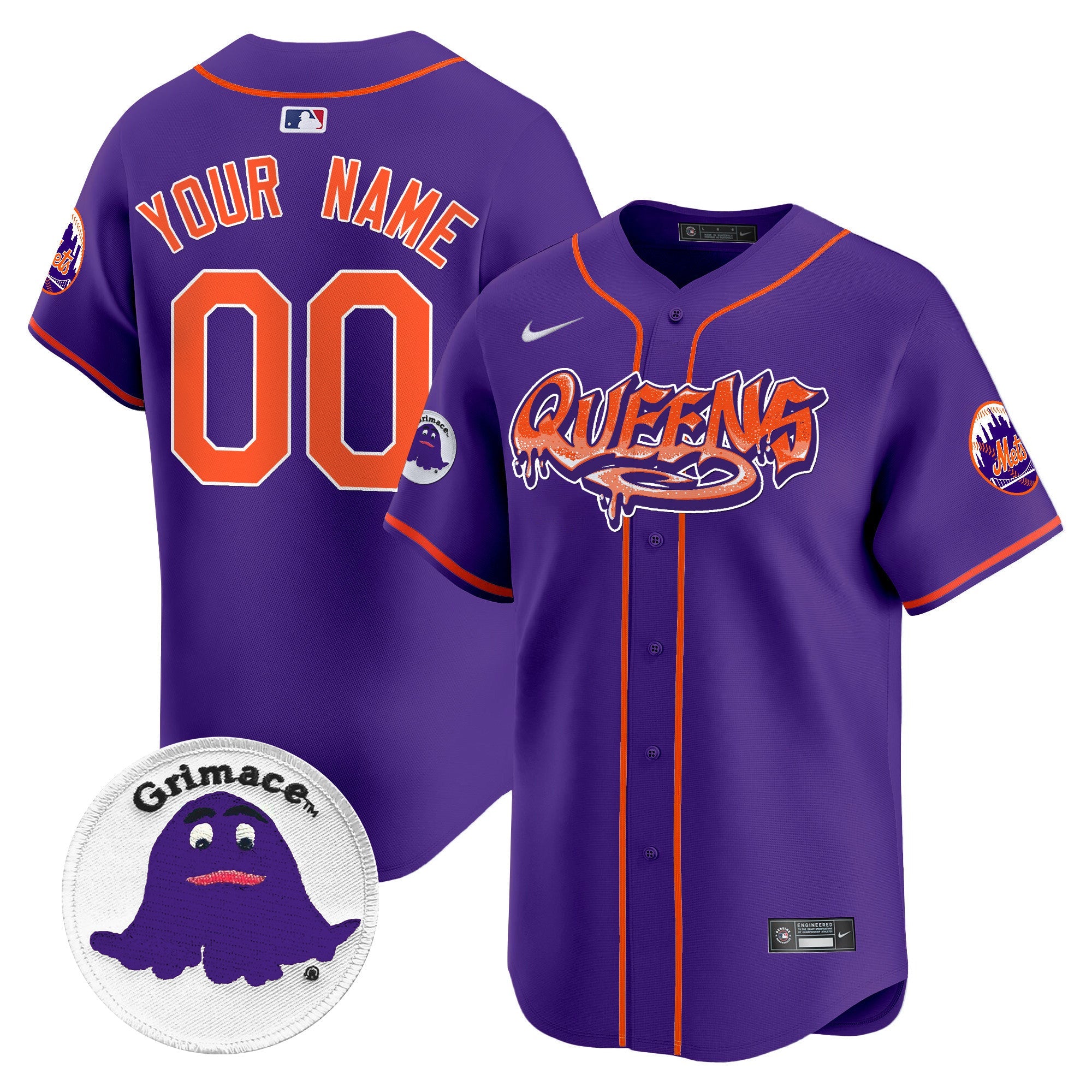 Queens Graffiti Vapor Premier Limited Custom Jersey