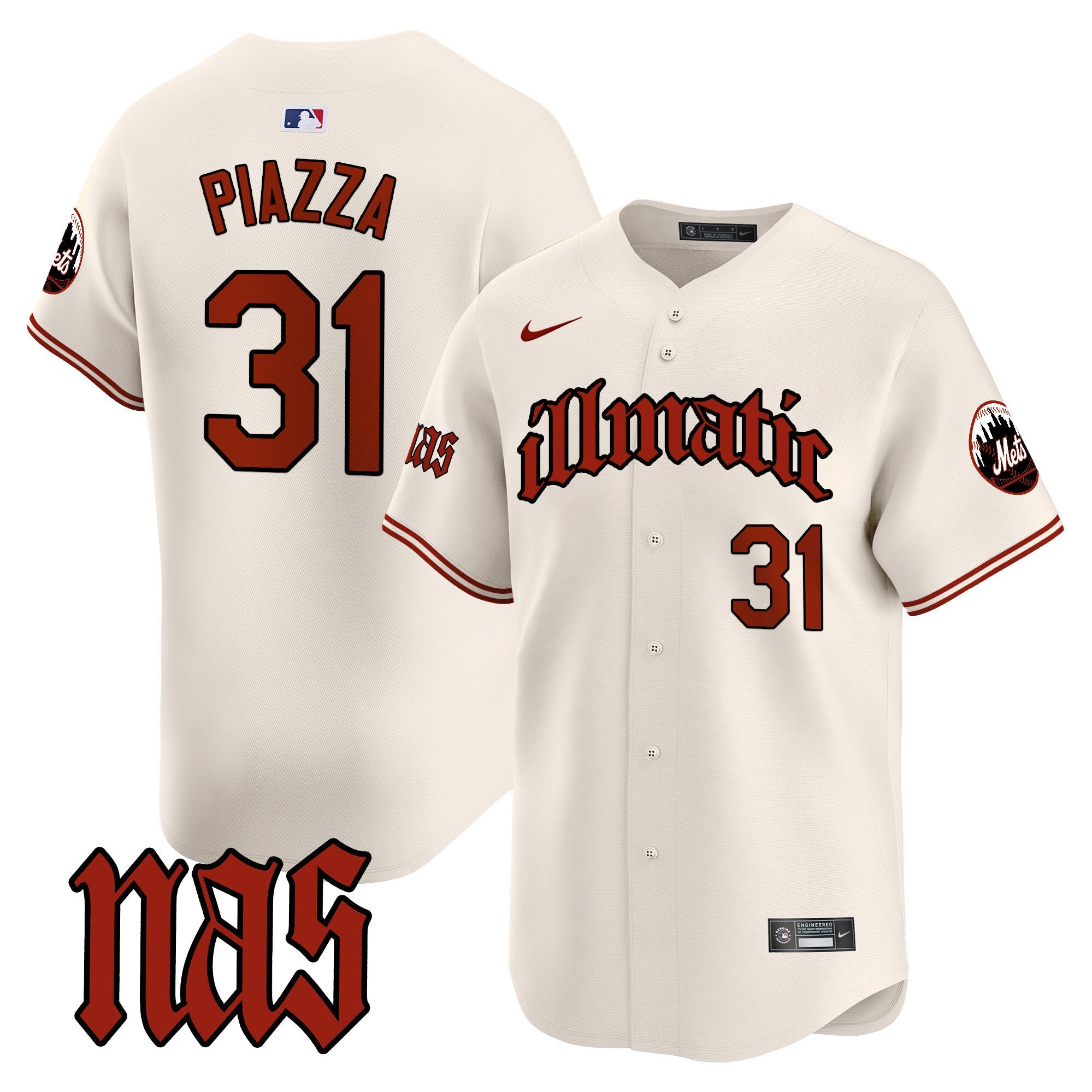 Men’s Nas Illmatic Vapor Premier Limited Jersey