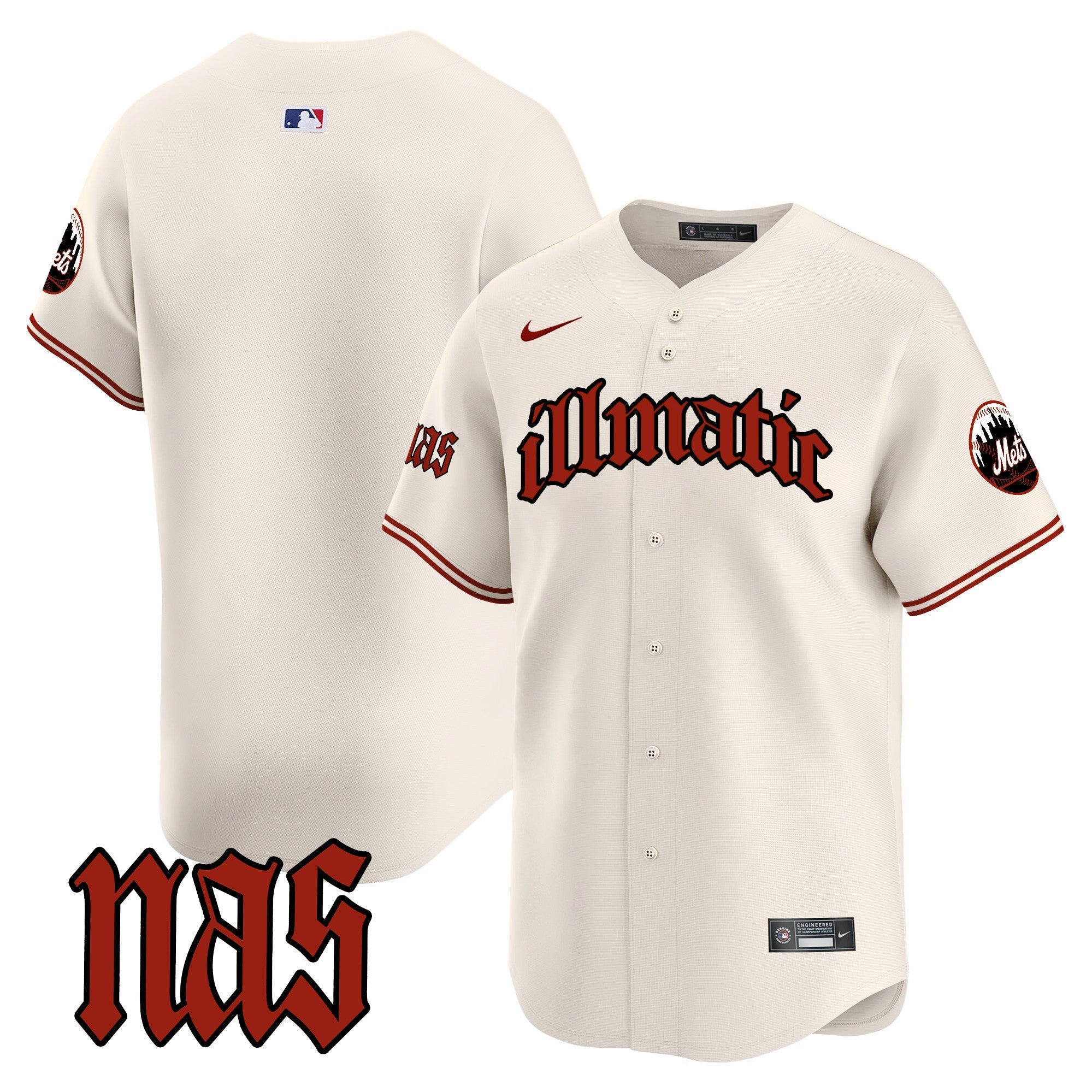 Men’s Nas Illmatic Vapor Premier Limited Jersey
