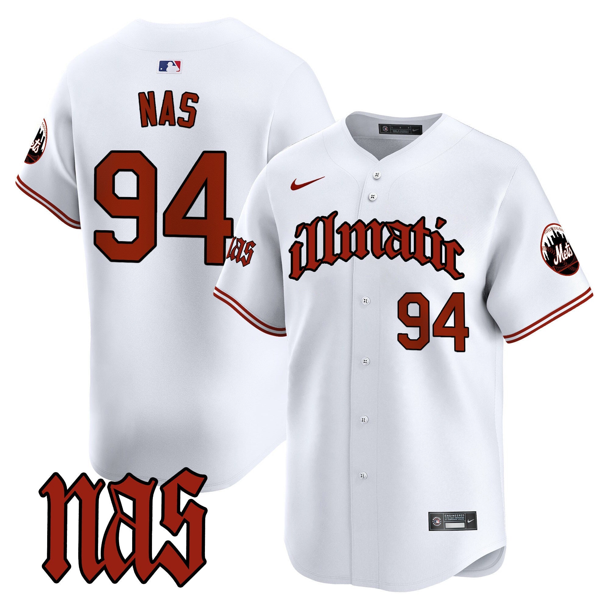 Men’s Nas Illmatic Vapor Premier Limited Jersey