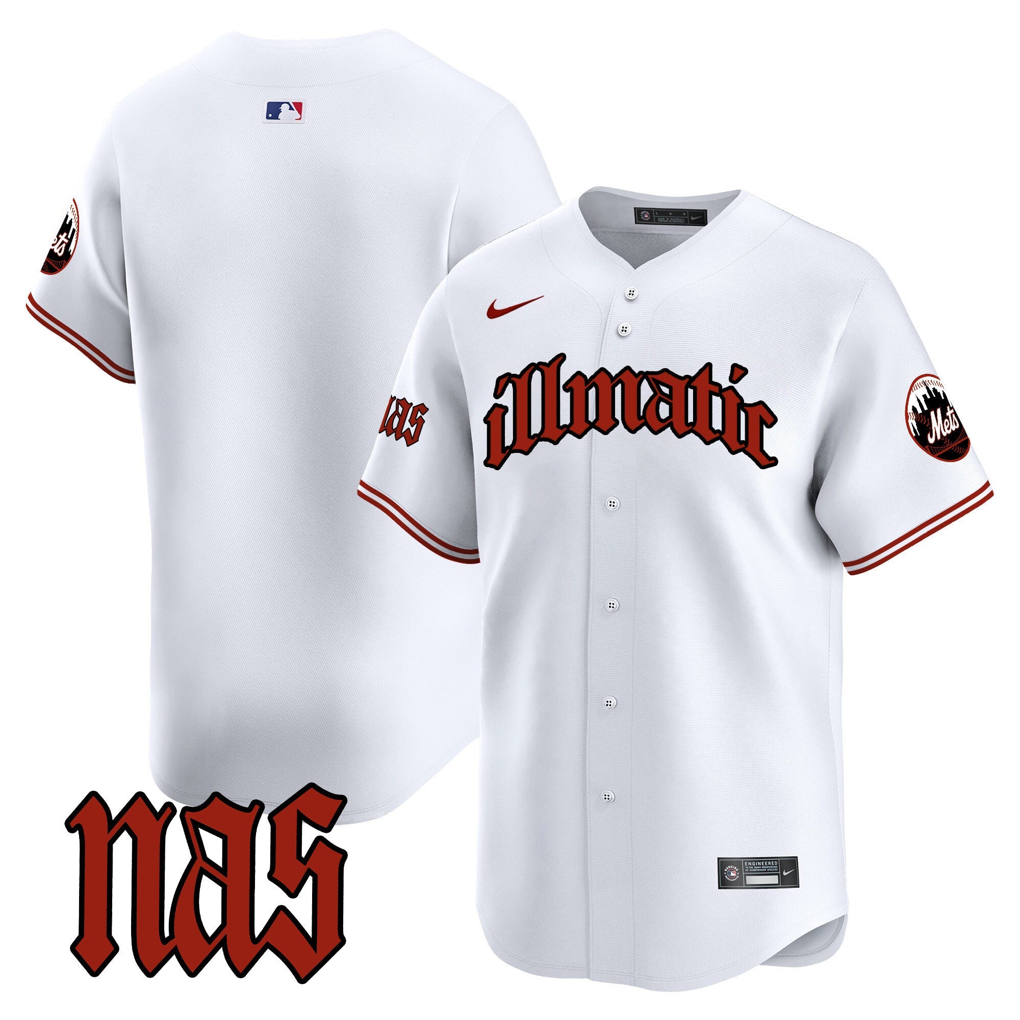 Men’s Nas Illmatic Vapor Premier Limited Jersey