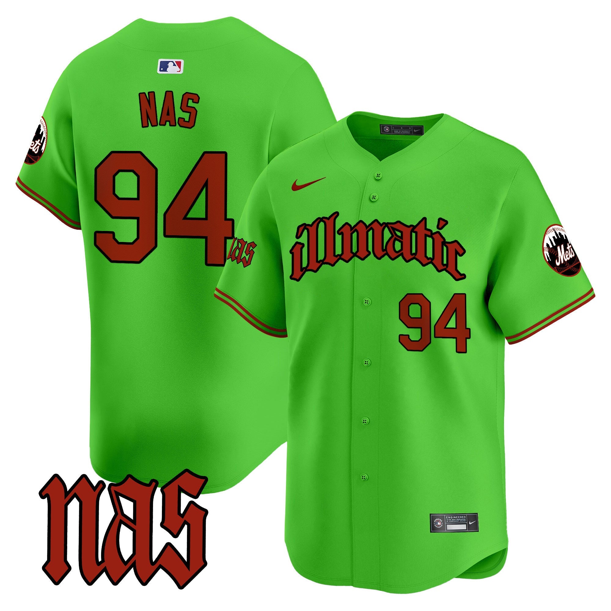 Men’s Nas Illmatic Vapor Premier Limited Jersey