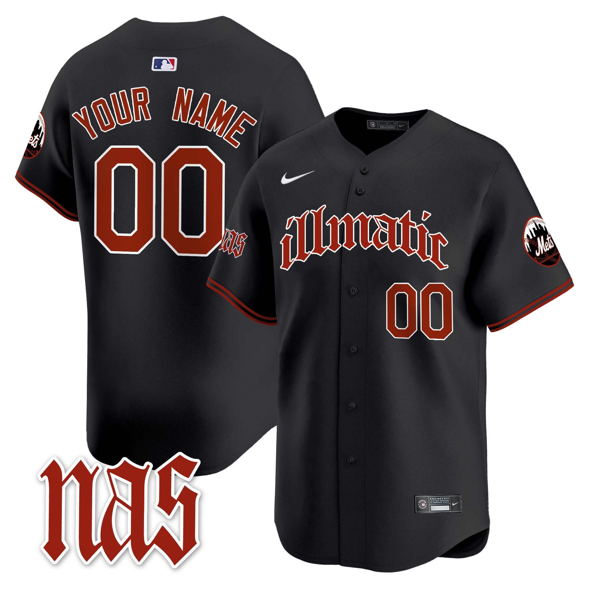 Nas Illmatic Vapor Premier Limited Custom Jersey