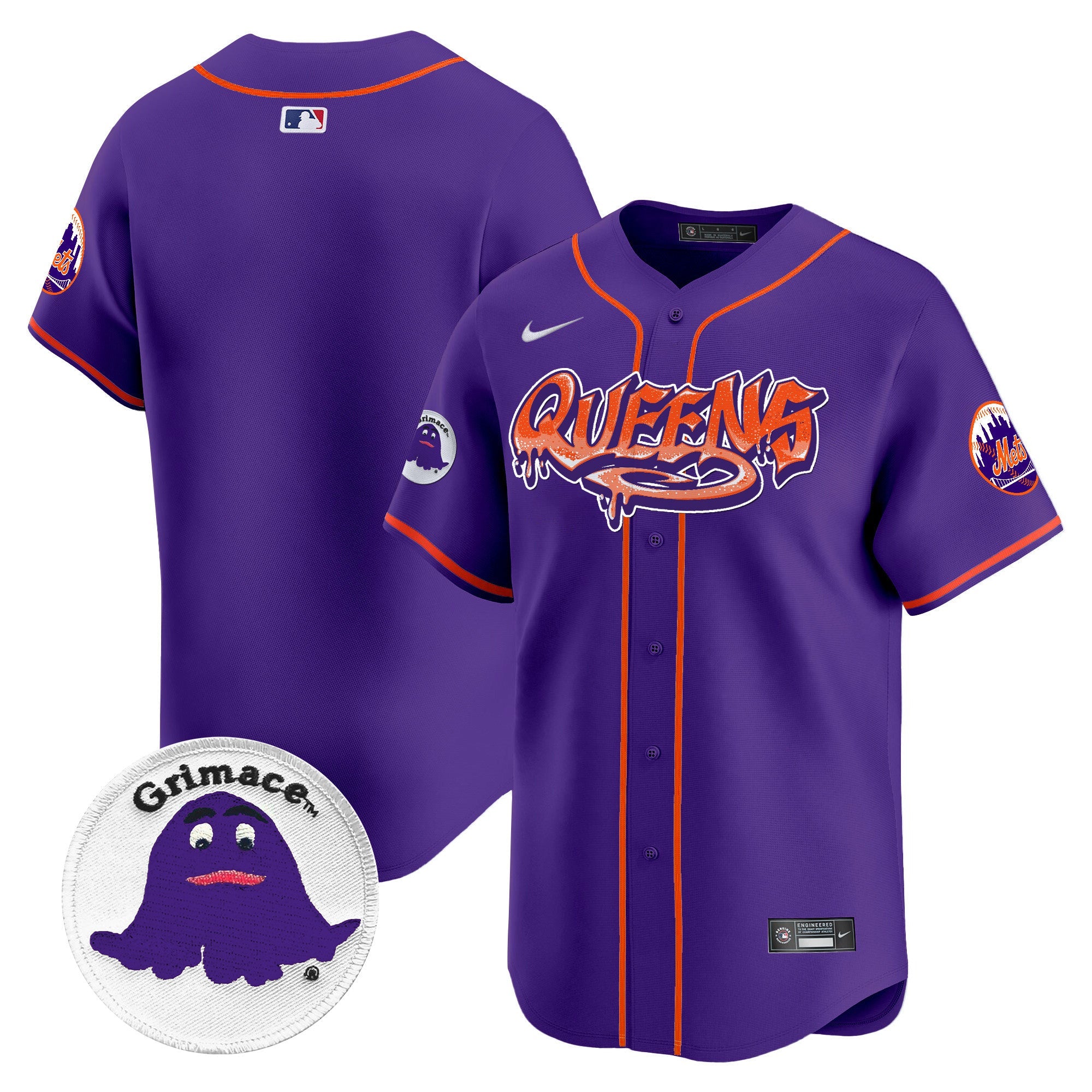 Men’s Queens Graffiti Vapor Premier Limited Jersey