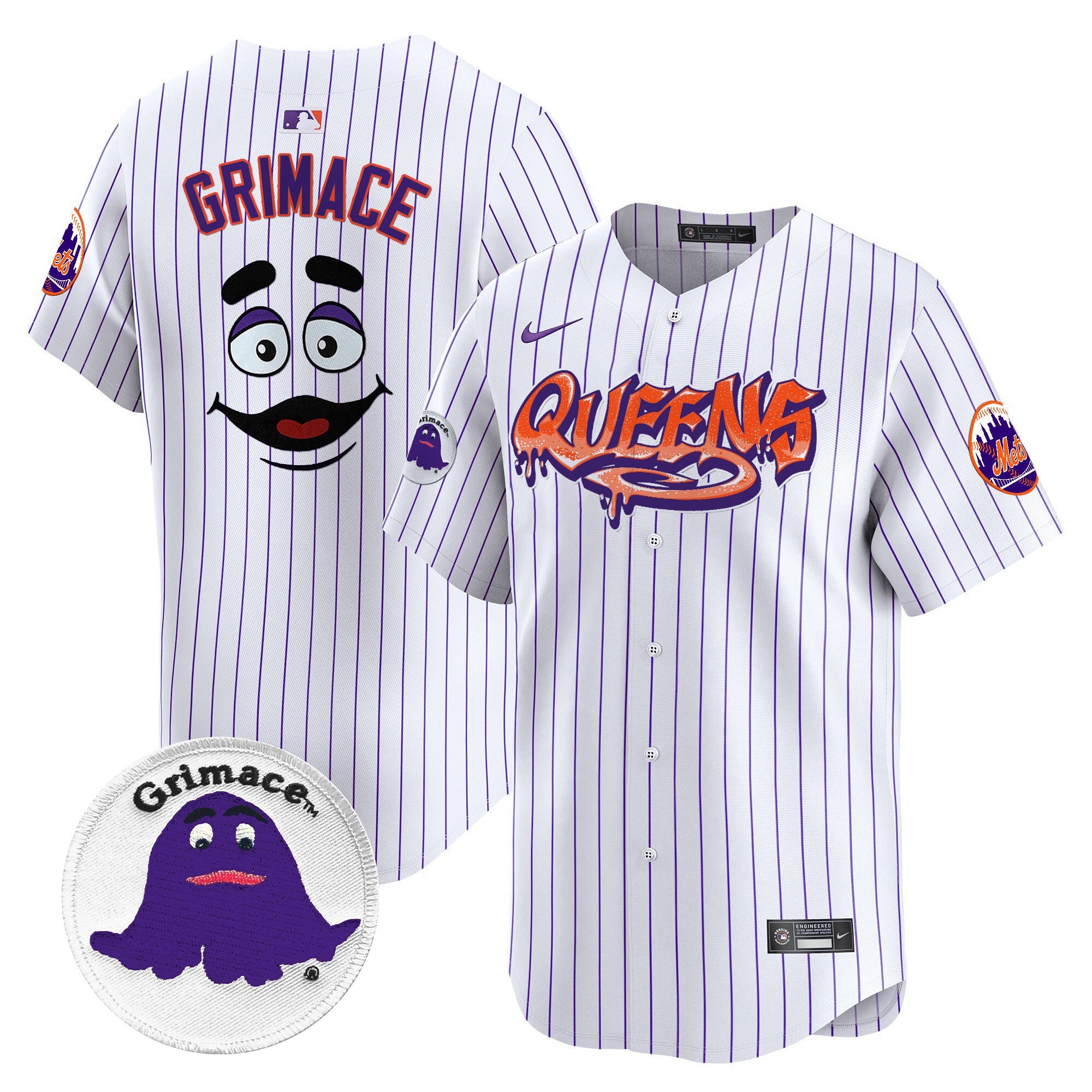 Men’s Queens Graffiti Vapor Premier Limited Jersey