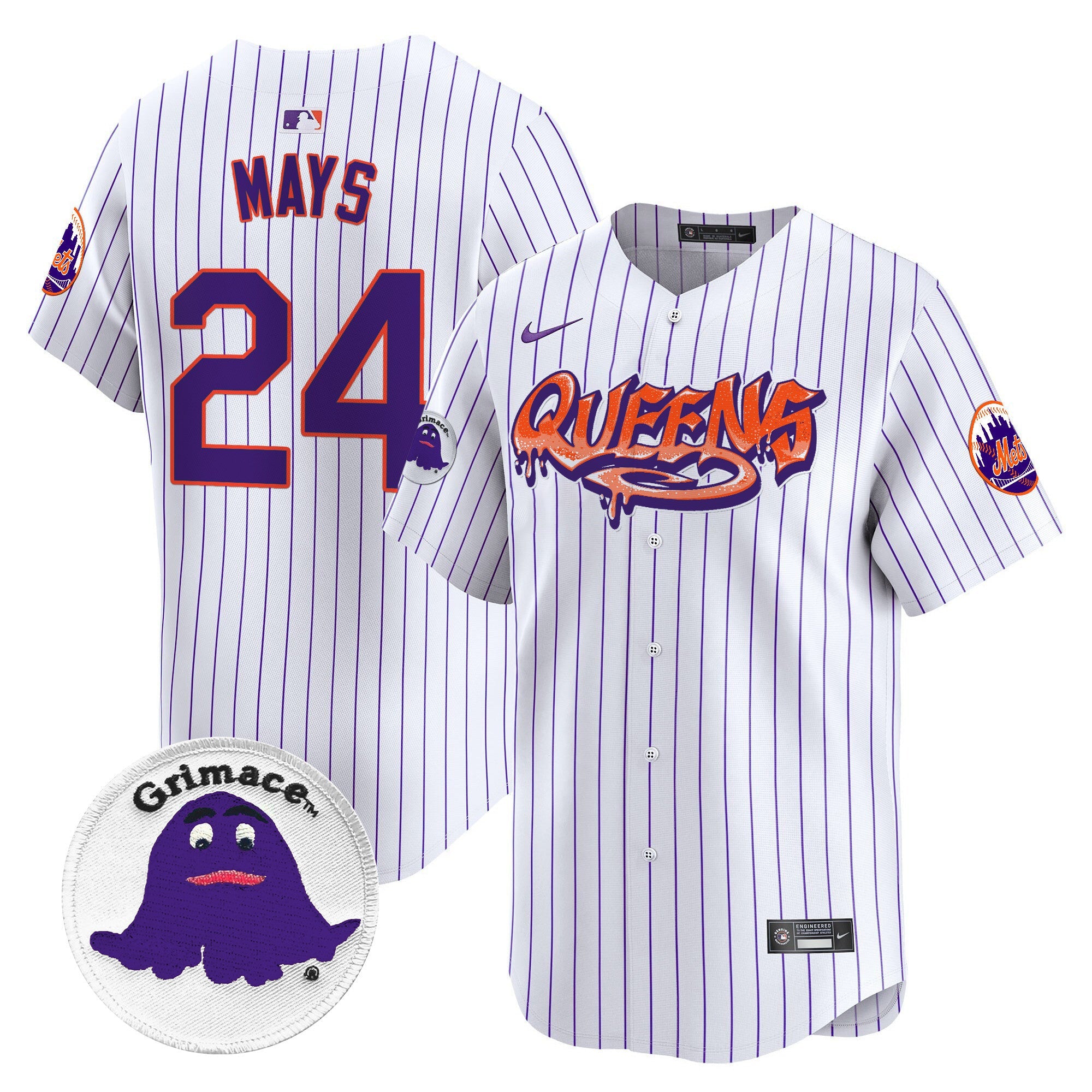 Men’s Queens Graffiti Vapor Premier Limited Jersey