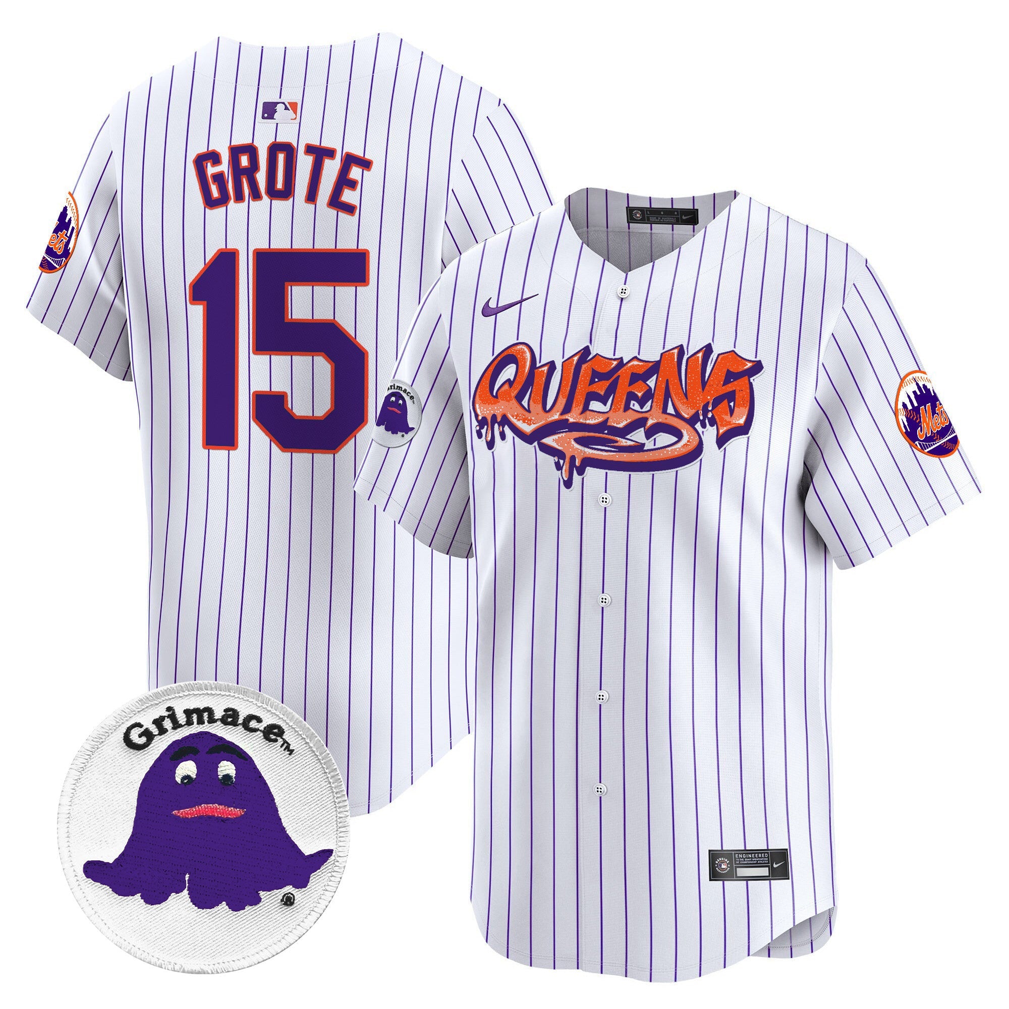 Men’s Queens Graffiti Vapor Premier Limited Jersey