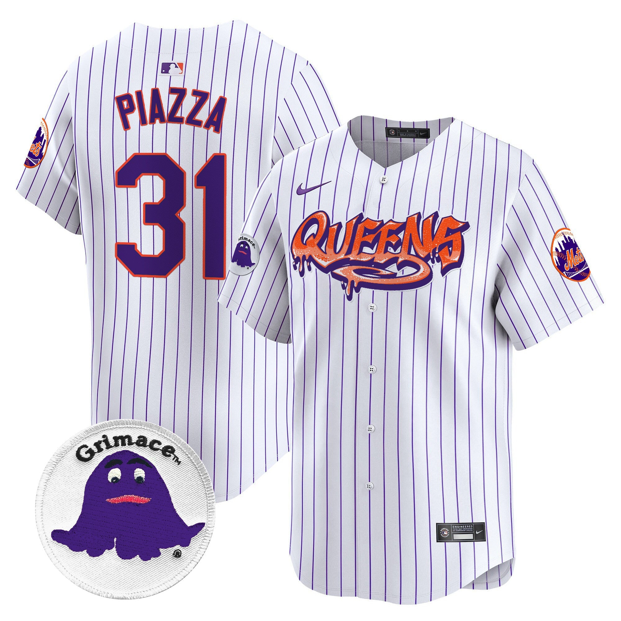 Men’s Queens Graffiti Vapor Premier Limited Jersey