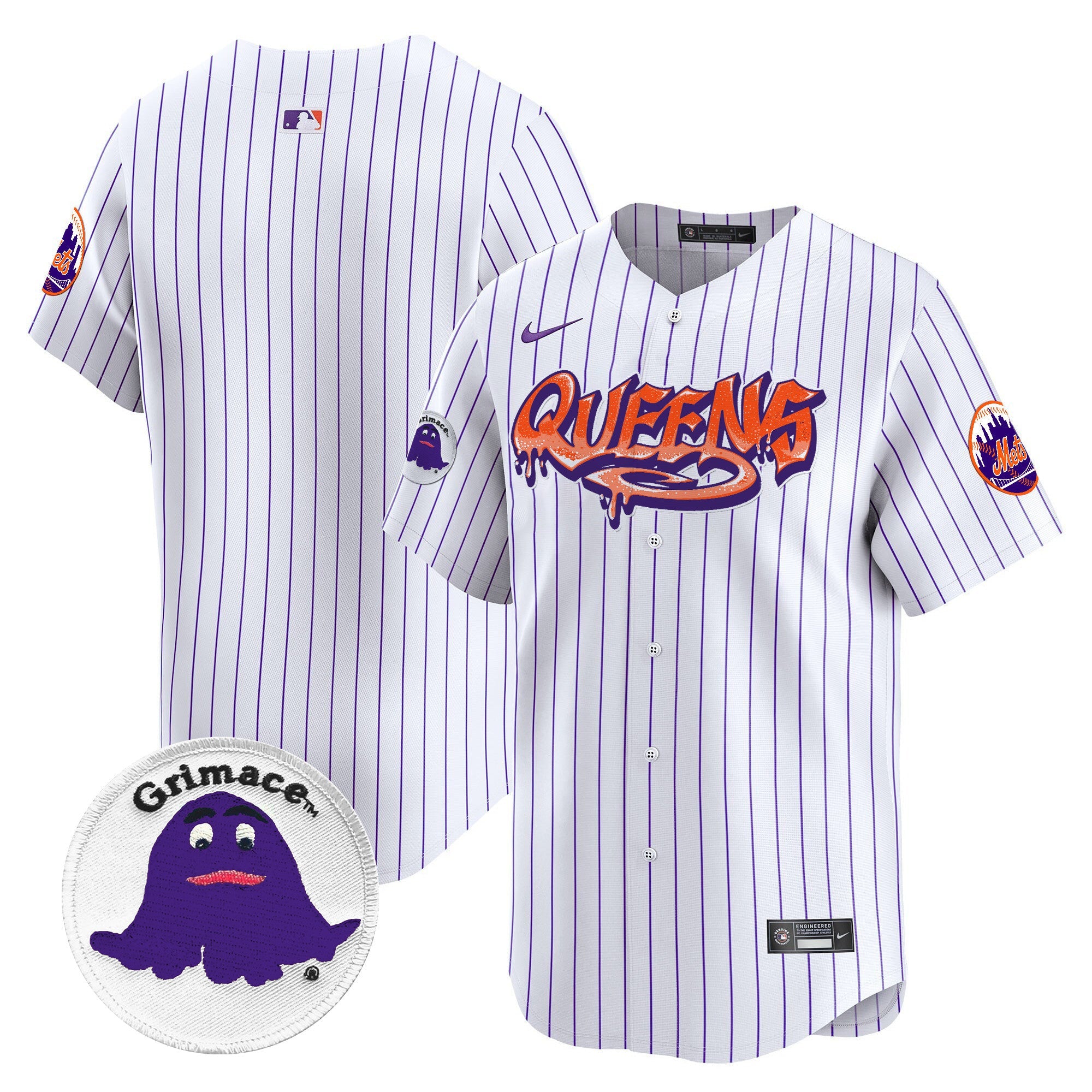 Men’s Queens Graffiti Vapor Premier Limited Jersey