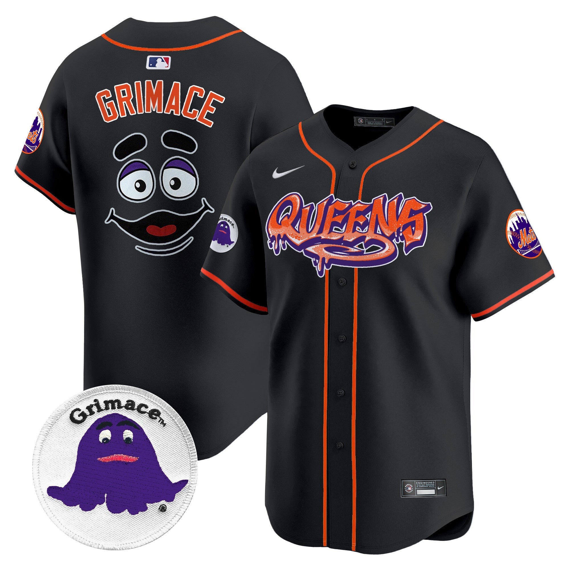 Men’s Queens Graffiti Vapor Premier Limited Jersey