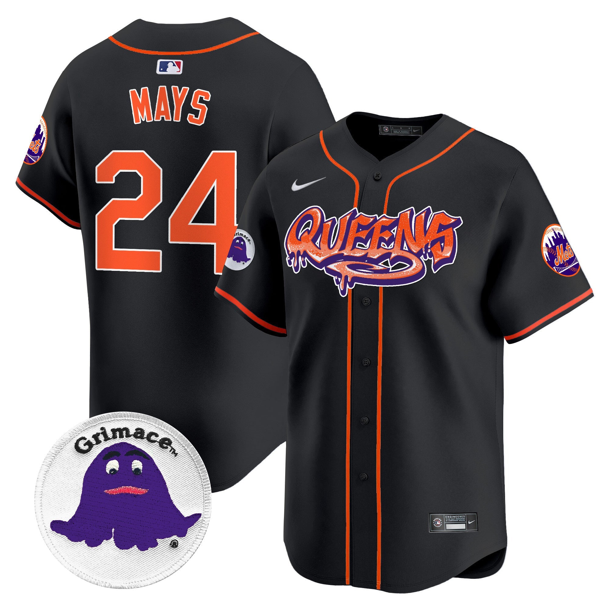 Men’s Queens Graffiti Vapor Premier Limited Jersey