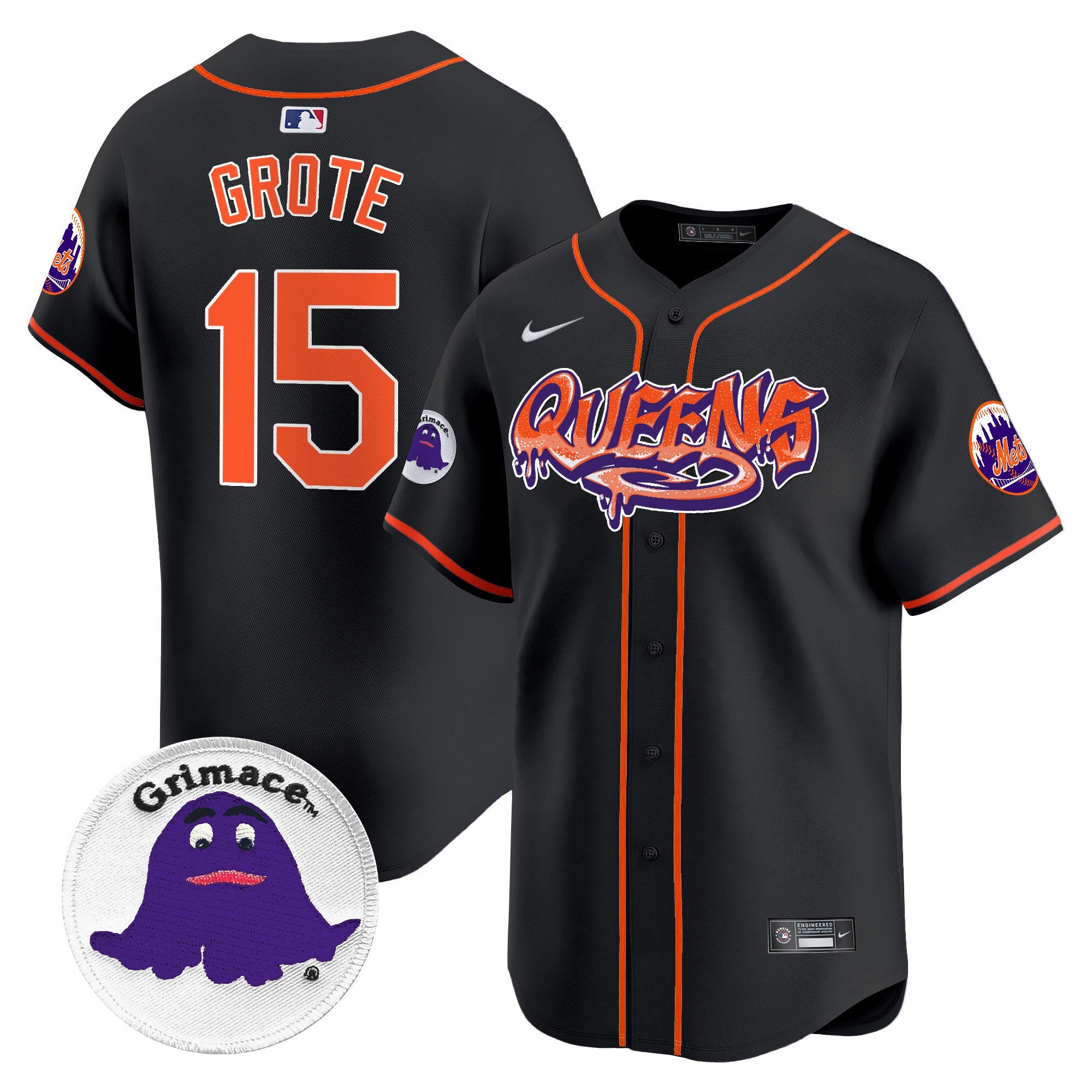Men’s Queens Graffiti Vapor Premier Limited Jersey