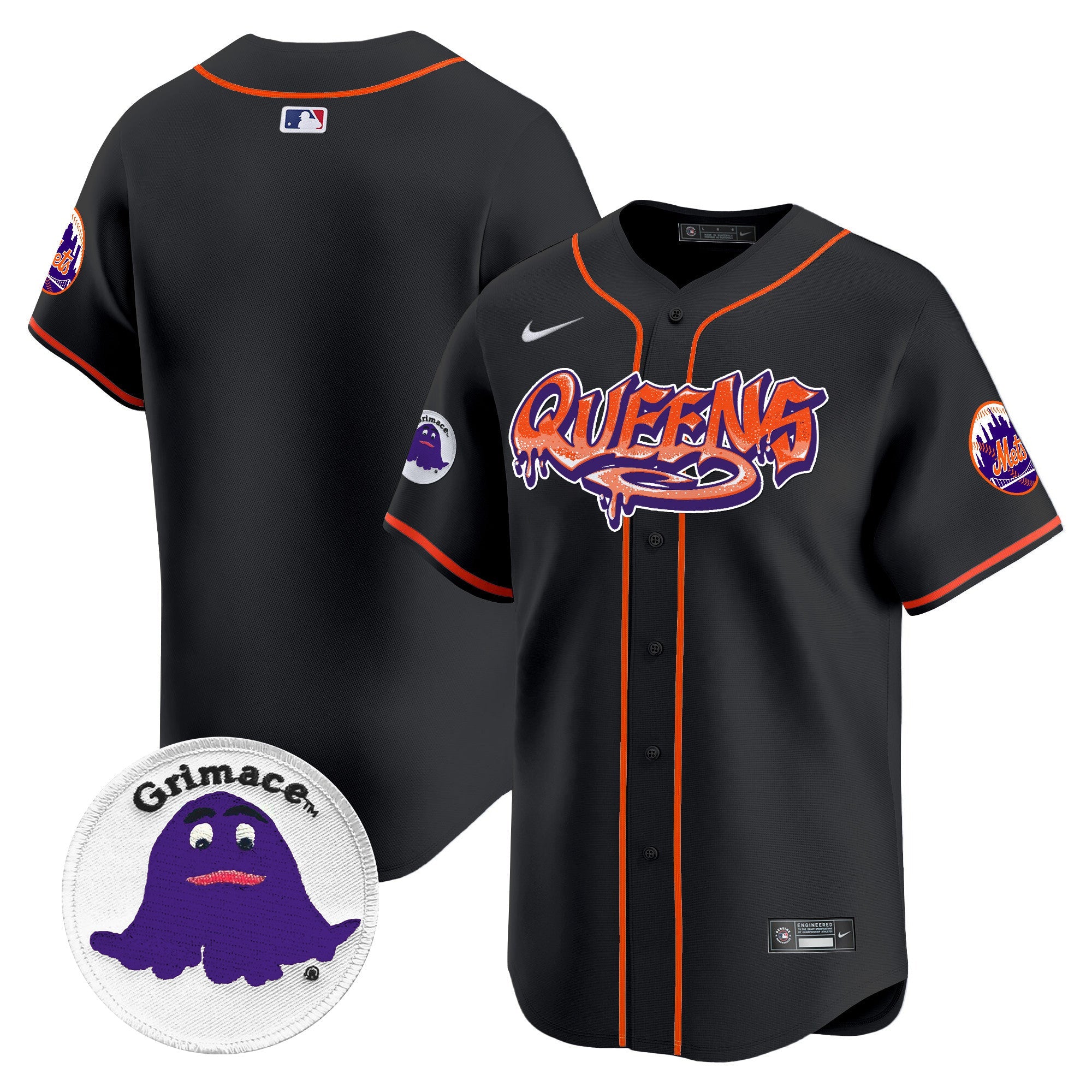 Men’s Queens Graffiti Vapor Premier Limited Jersey