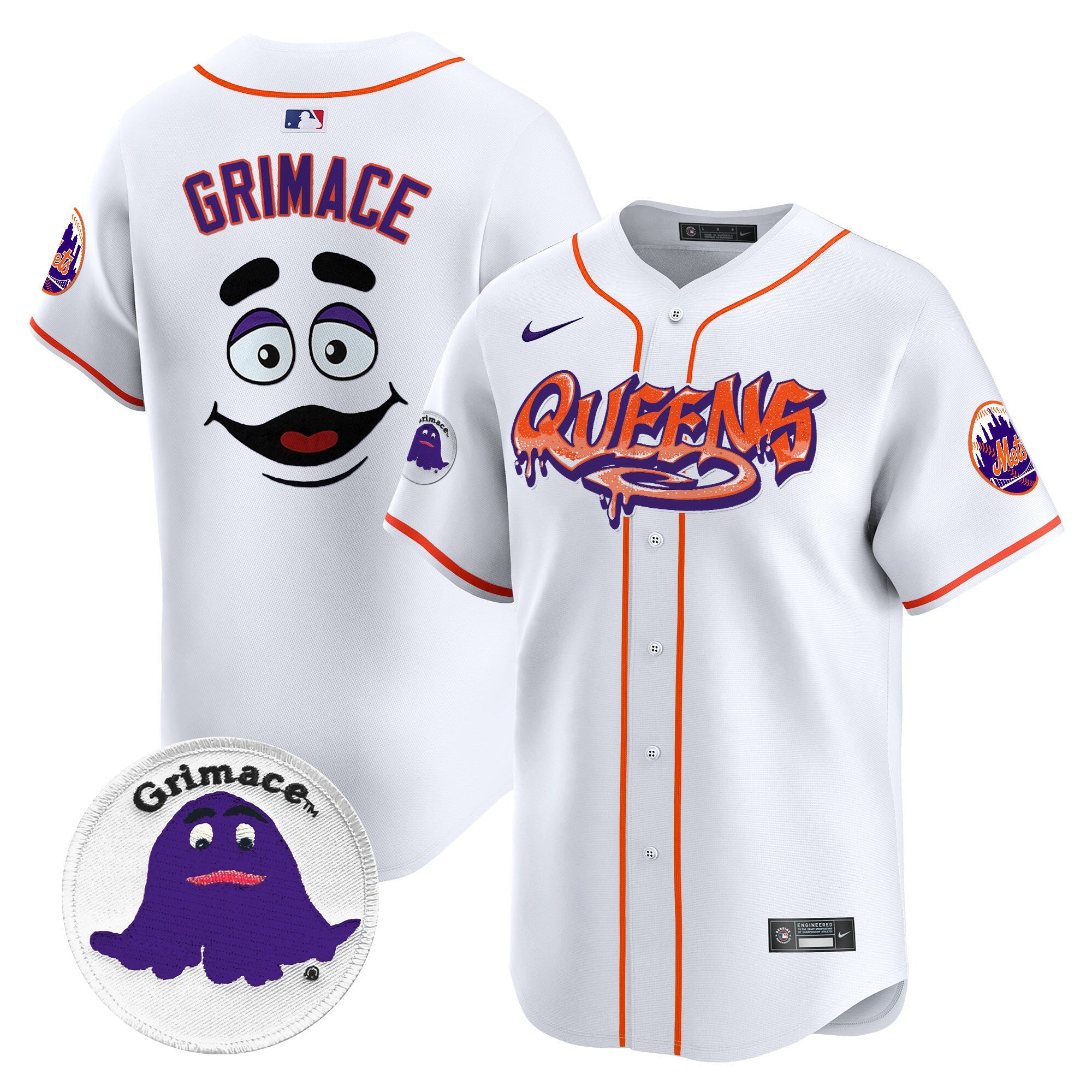 Men’s Queens Graffiti Vapor Premier Limited Jersey