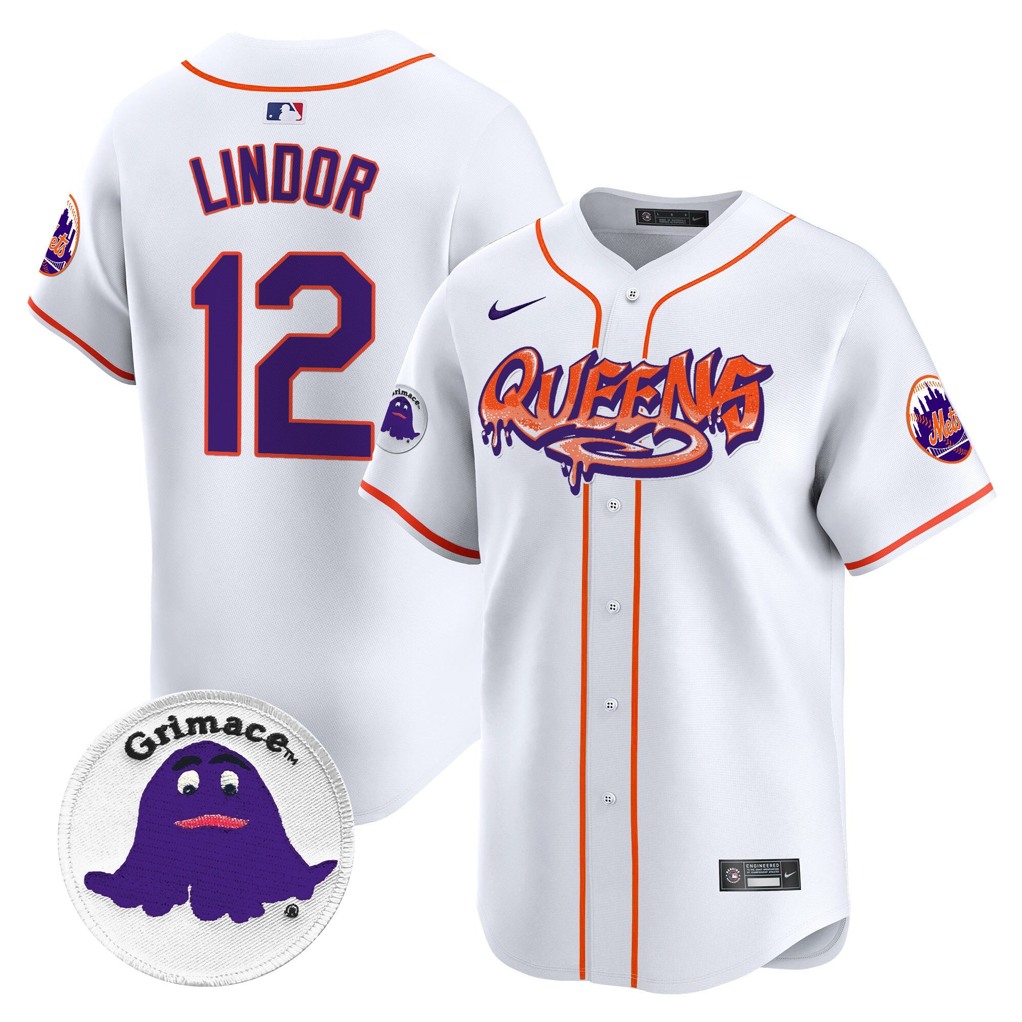 Men’s Queens Graffiti Vapor Premier Limited Jersey