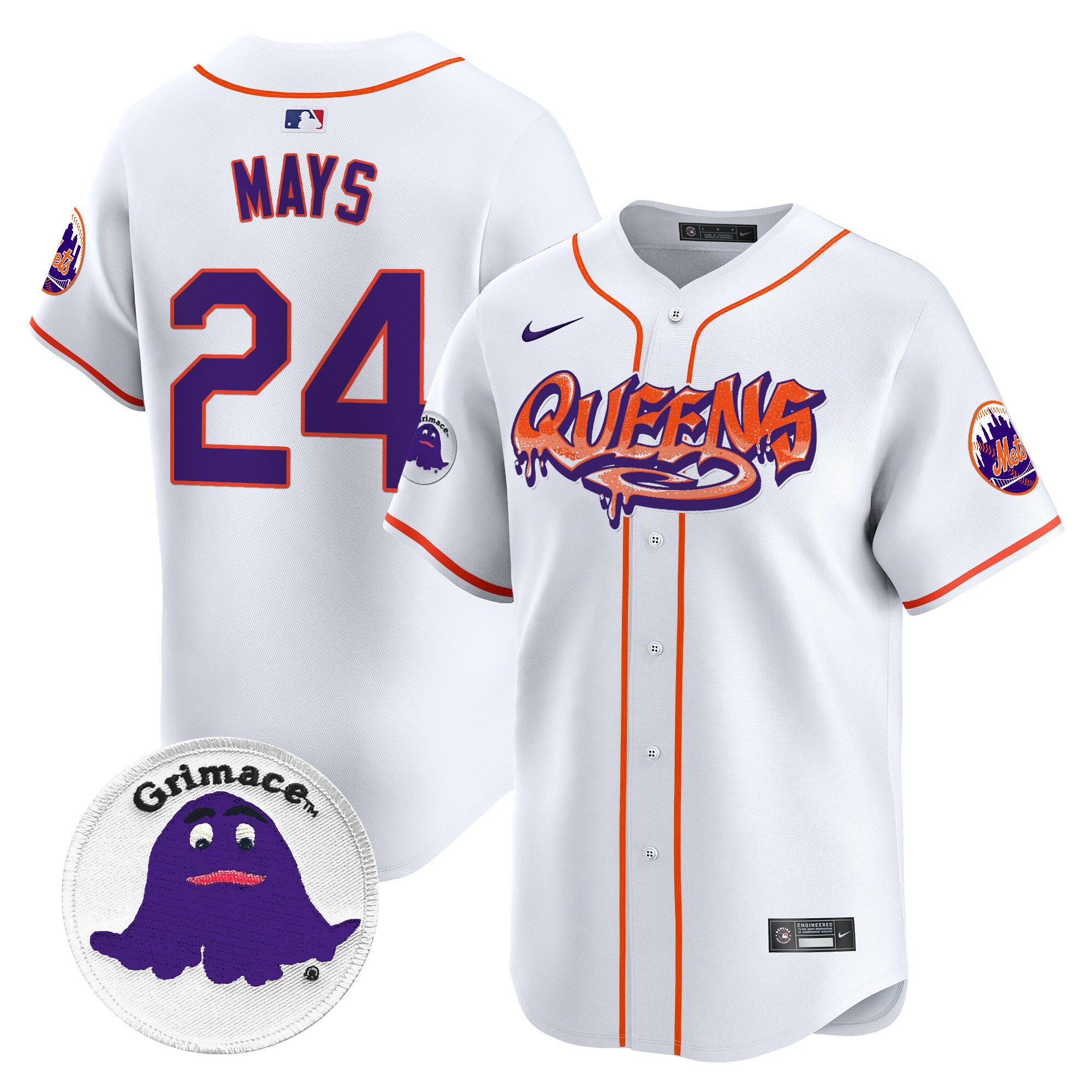 Men’s Queens Graffiti Vapor Premier Limited Jersey