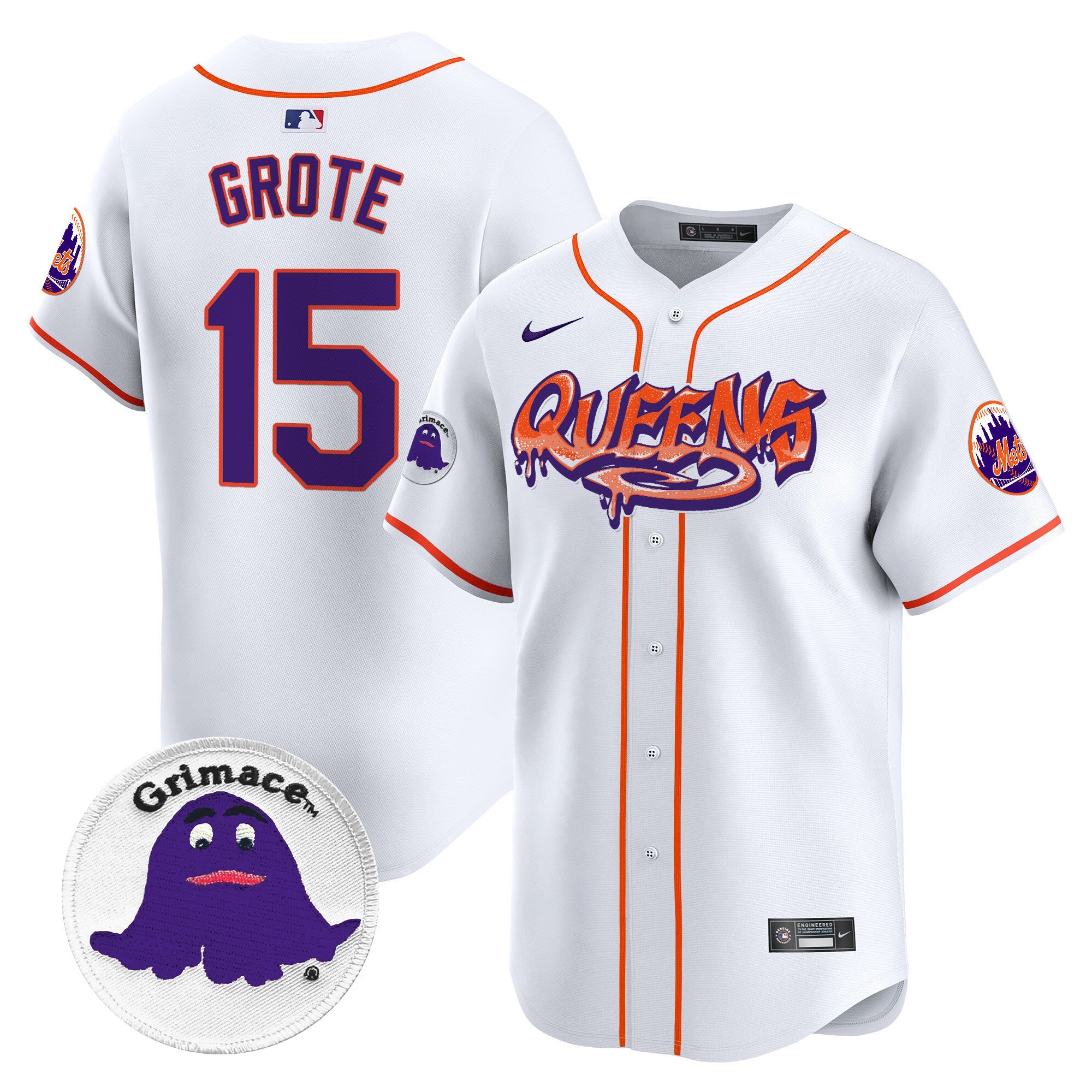 Men’s Queens Graffiti Vapor Premier Limited Jersey