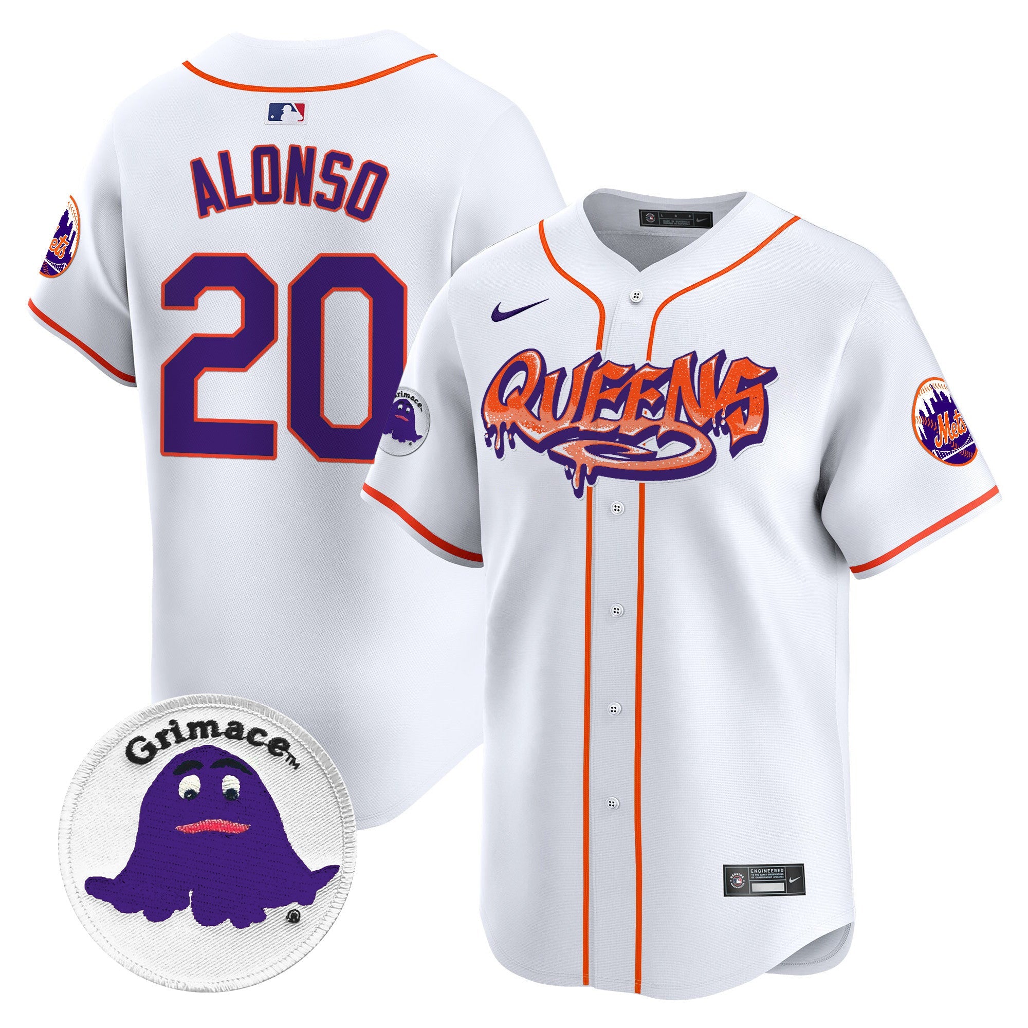 Men’s Queens Graffiti Vapor Premier Limited Jersey