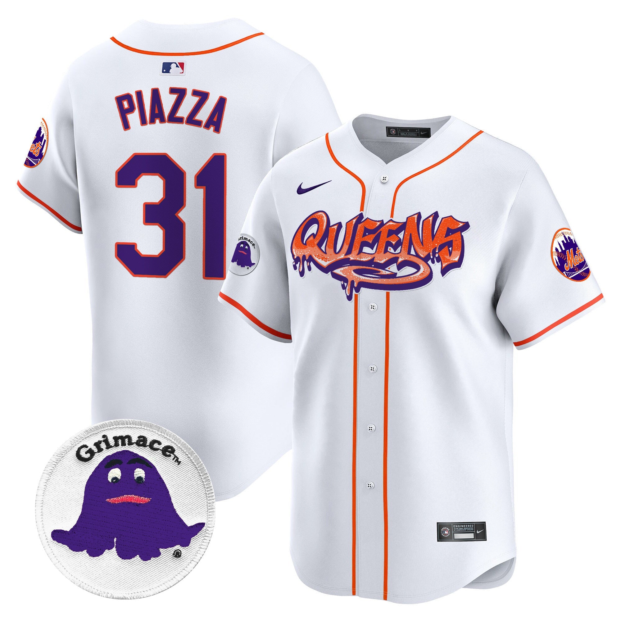 Men’s Queens Graffiti Vapor Premier Limited Jersey
