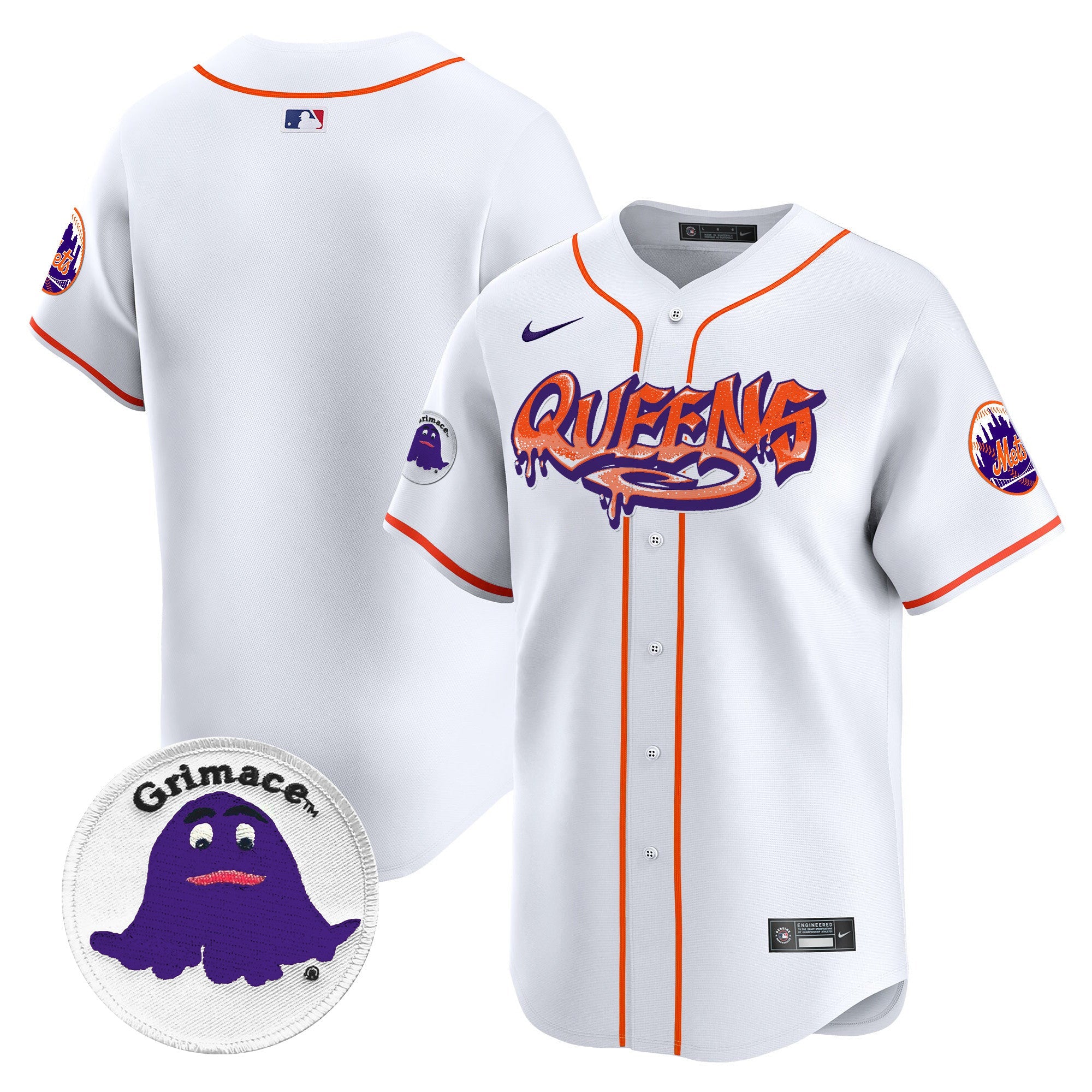 Men’s Queens Graffiti Vapor Premier Limited Jersey