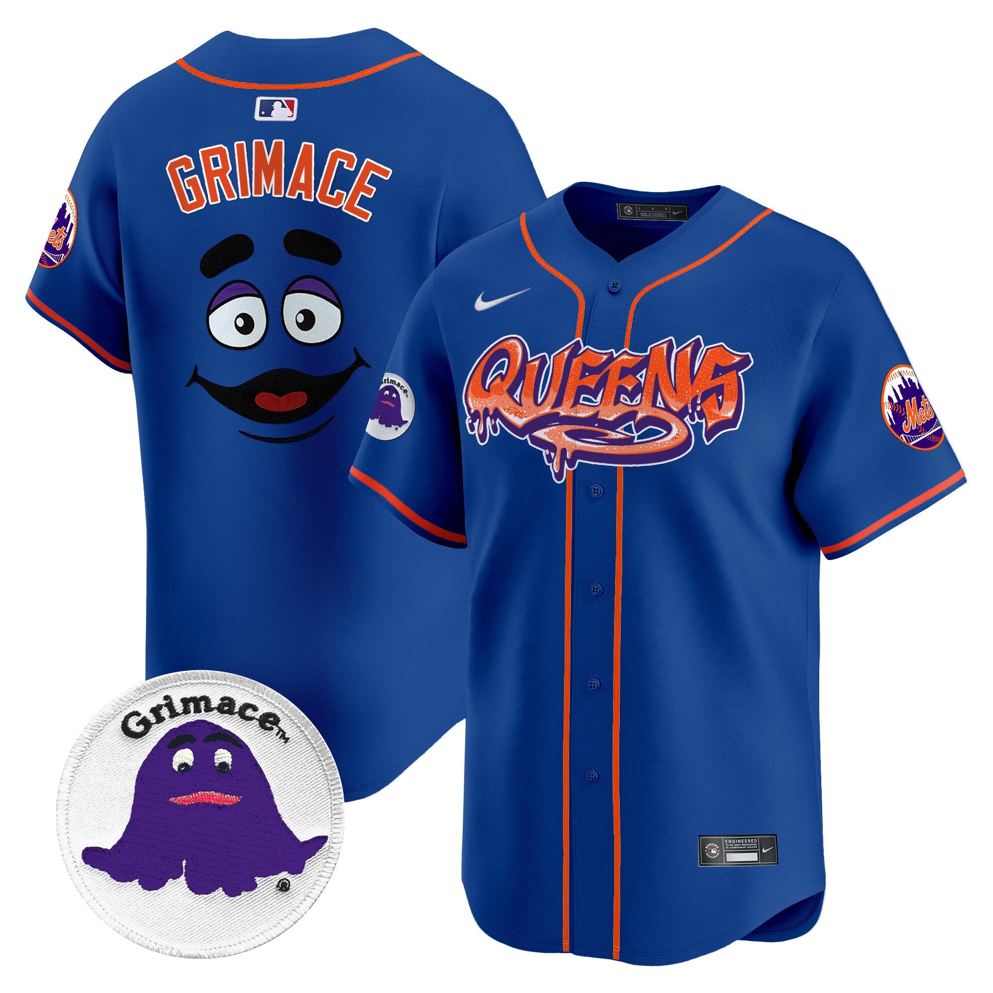 Men’s Queens Graffiti Vapor Premier Limited Jersey