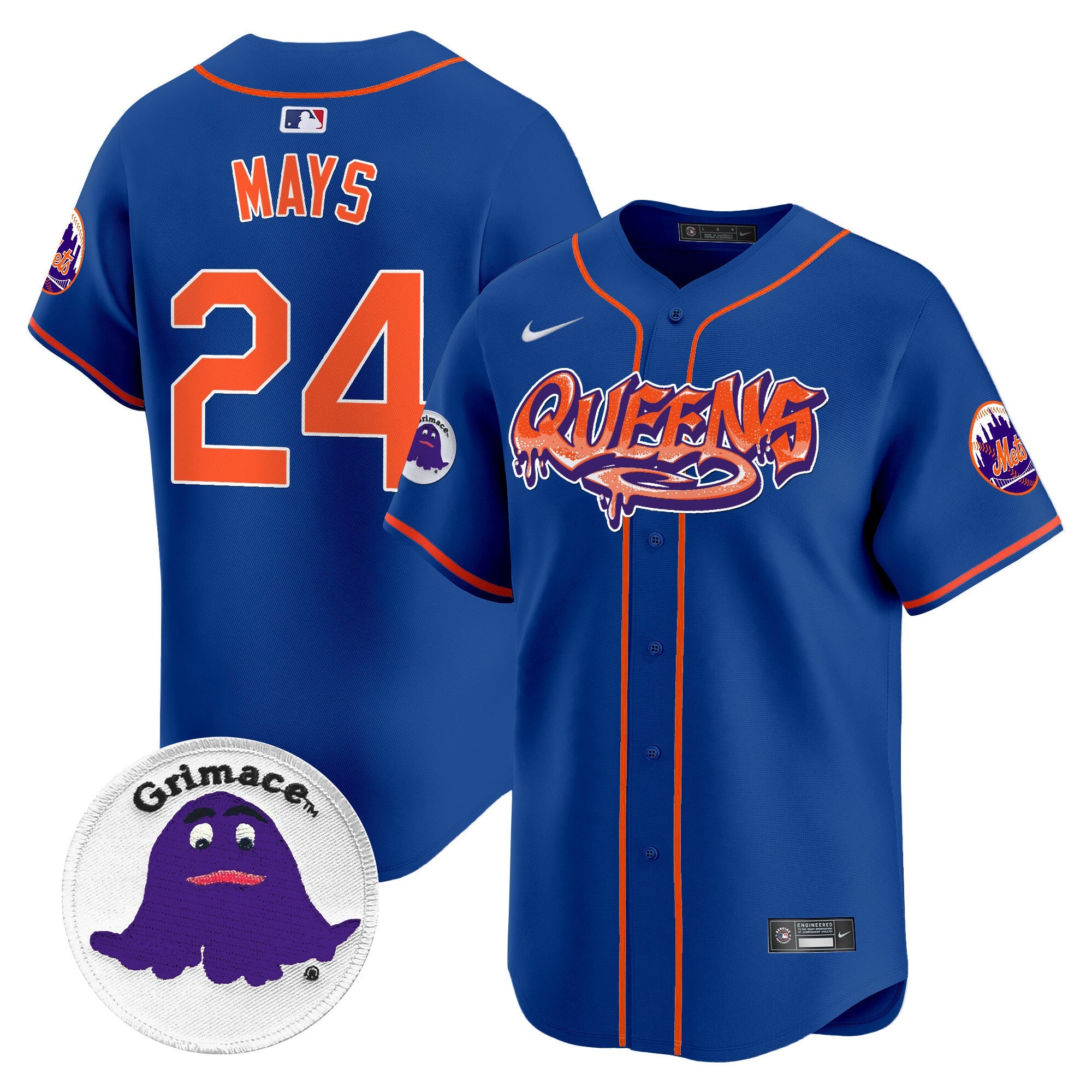 Men’s Queens Graffiti Vapor Premier Limited Jersey