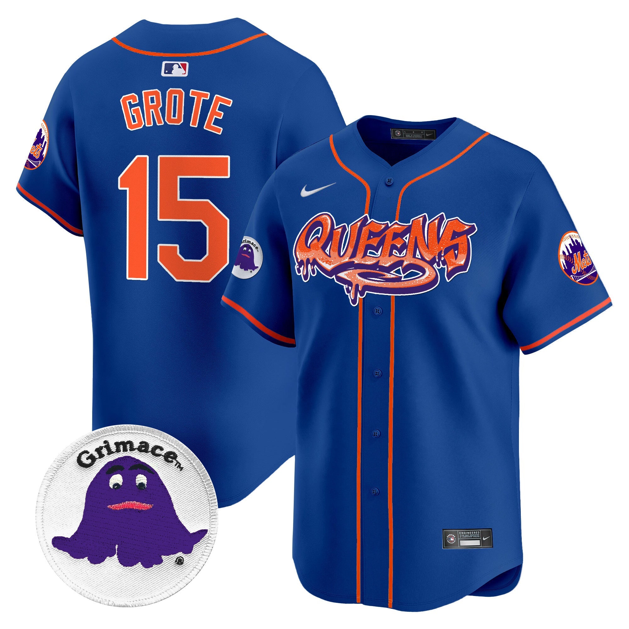 Men’s Queens Graffiti Vapor Premier Limited Jersey