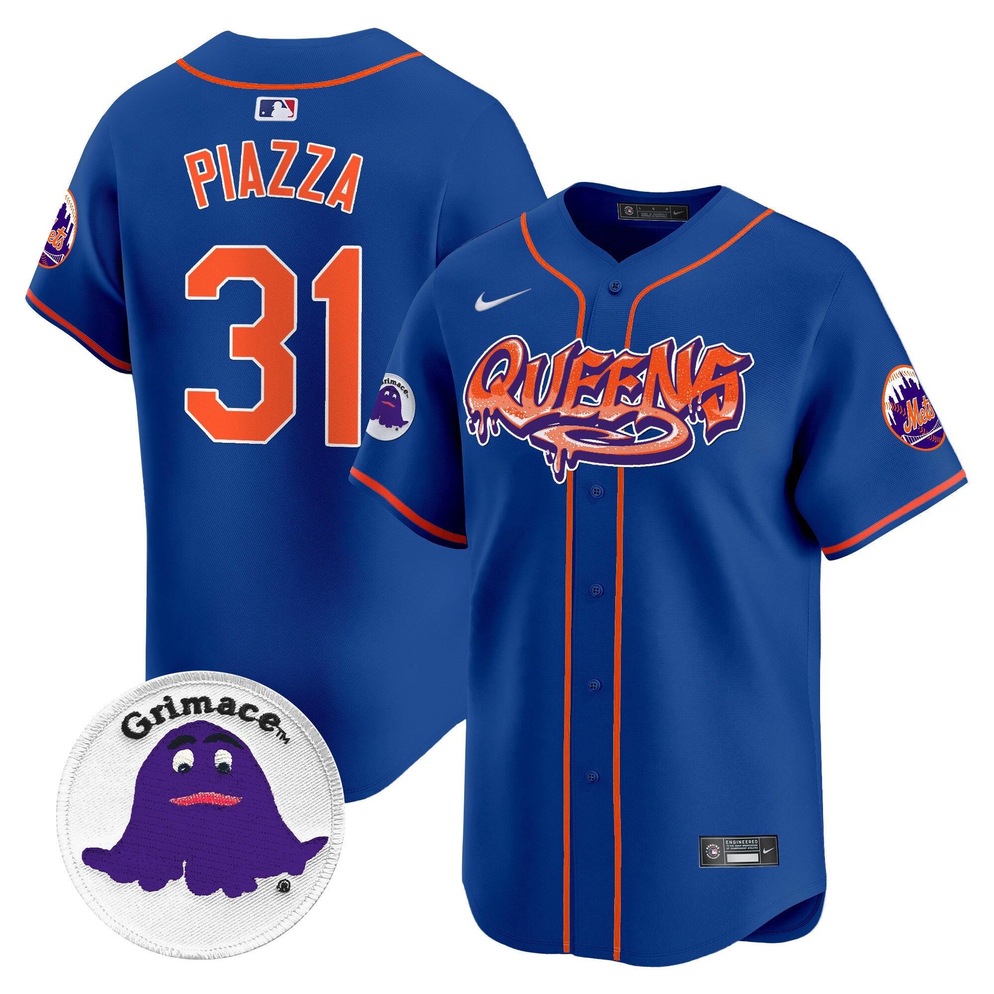 Men’s Queens Graffiti Vapor Premier Limited Jersey