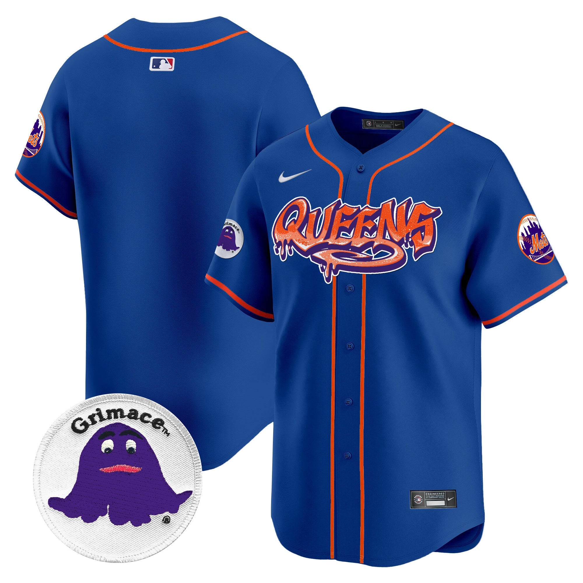 Men’s Queens Graffiti Vapor Premier Limited Jersey