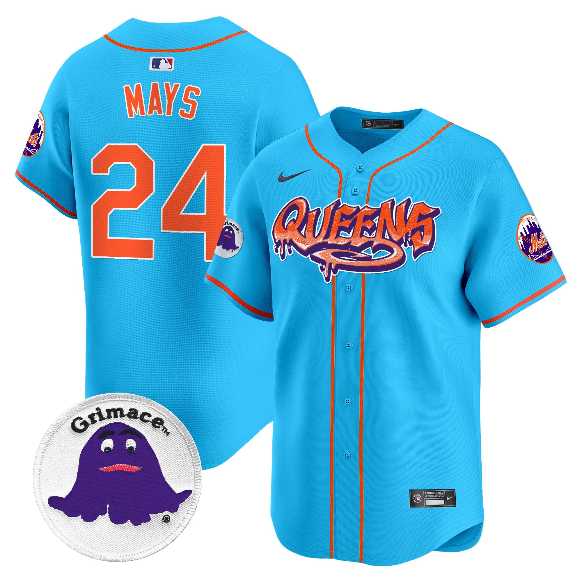 Men’s Queens Graffiti Vapor Premier Limited Jersey