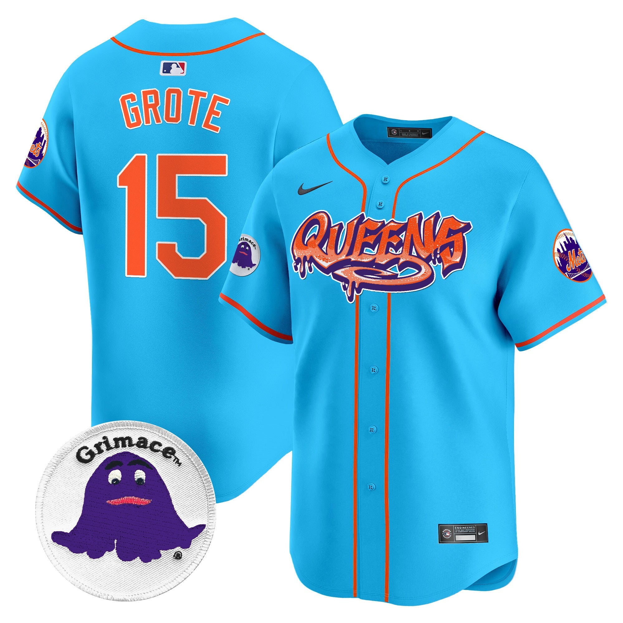 Men’s Queens Graffiti Vapor Premier Limited Jersey