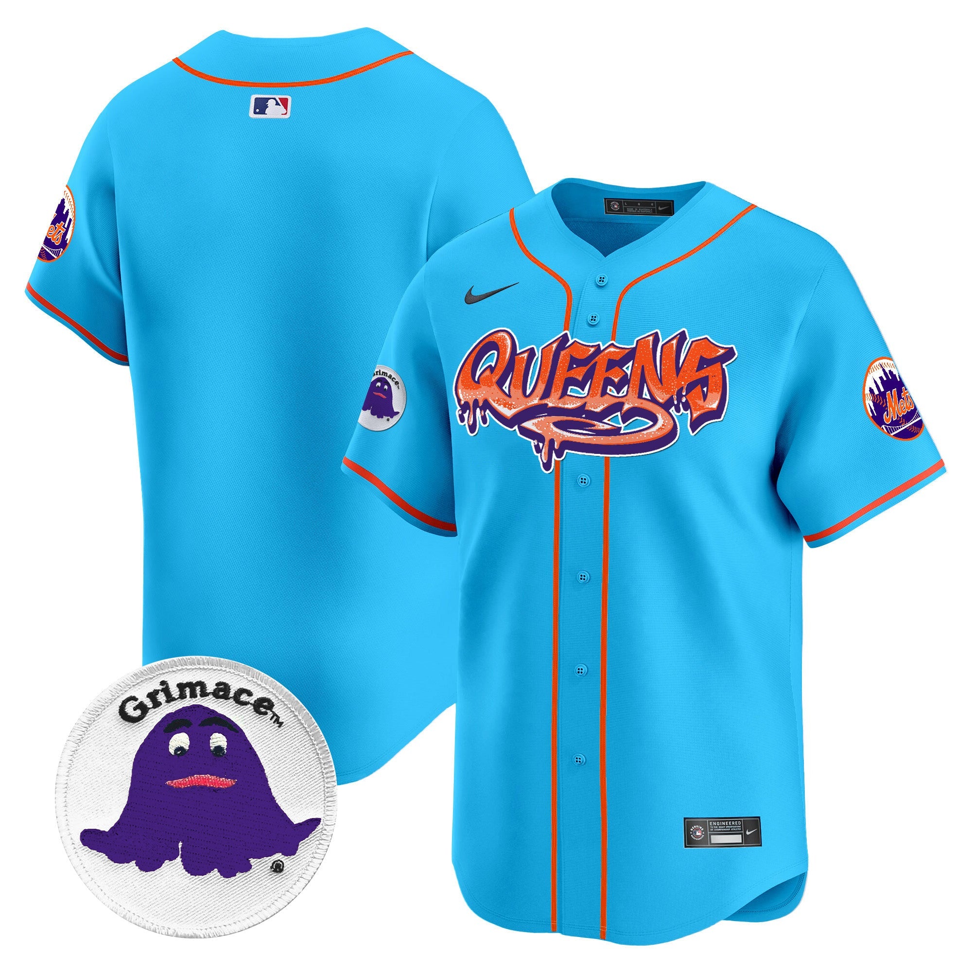 Men’s Queens Graffiti Vapor Premier Limited Jersey