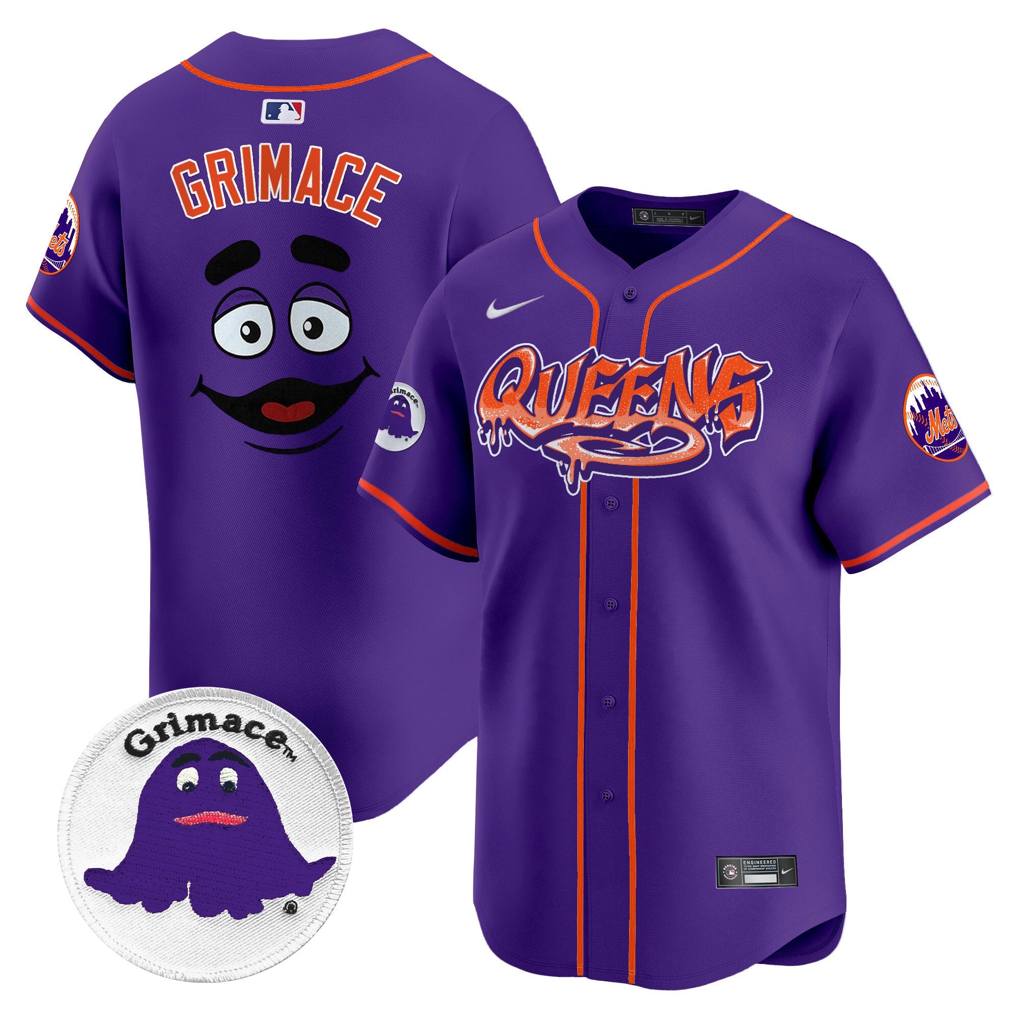 Men’s Queens Graffiti Vapor Premier Limited Jersey