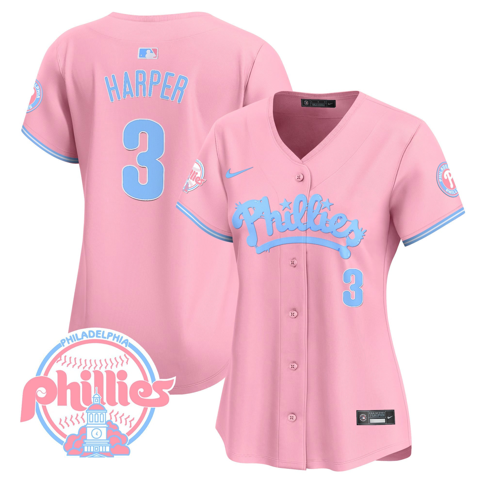 Women’s Bubblegum Pink Vapor Premier Limited Jersey