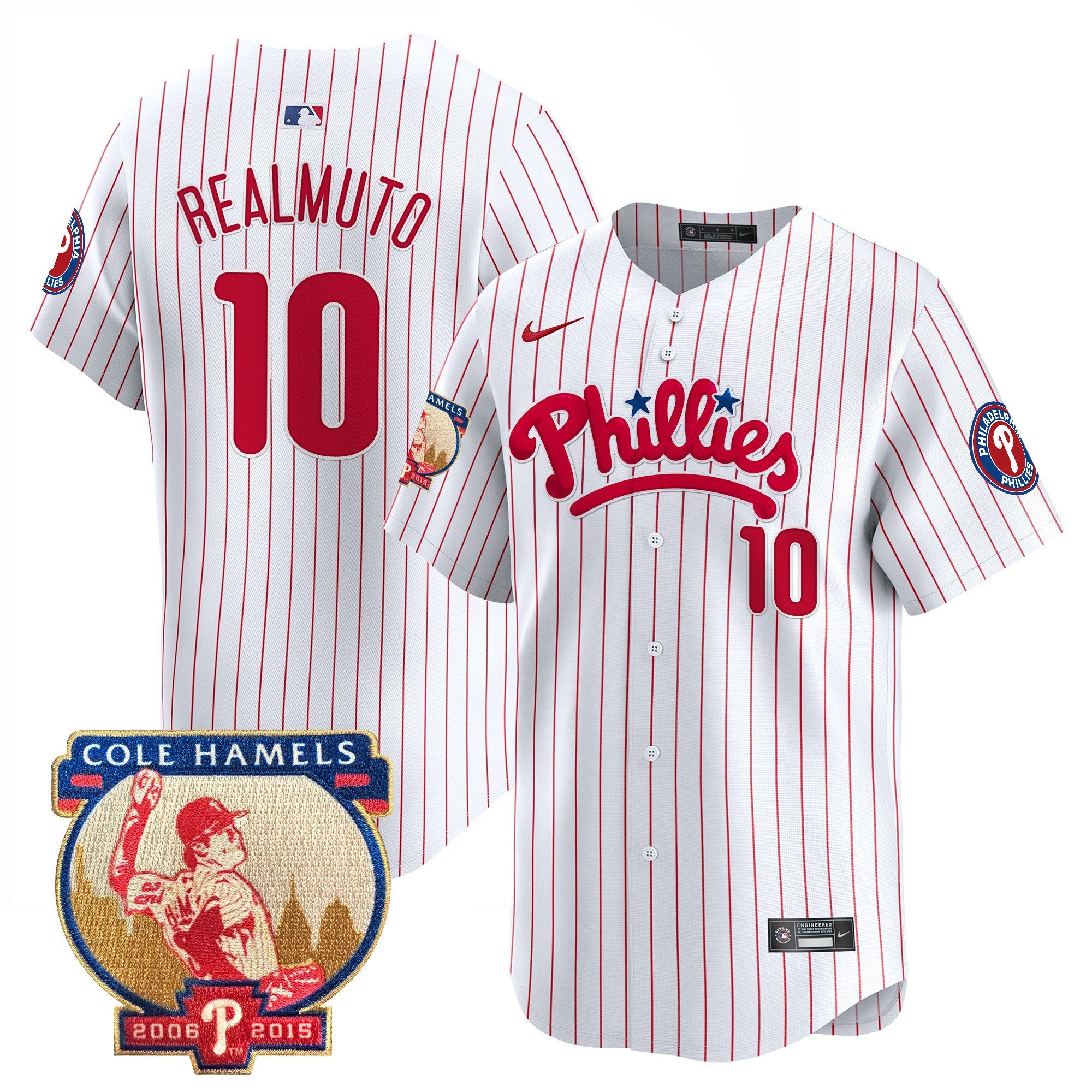 Men’s Cole Hamels Patch Vapor Premier Limited Jersey