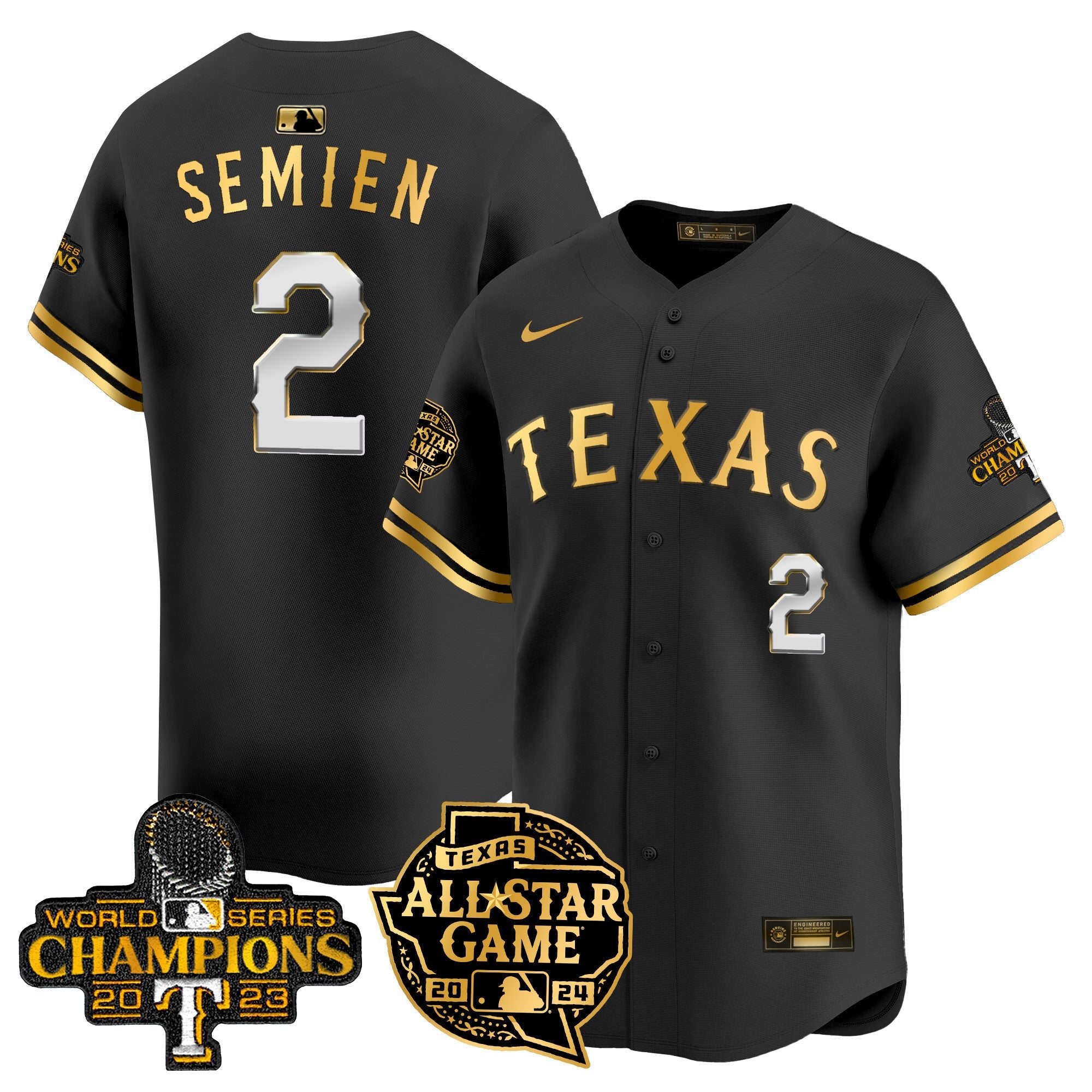 Men’s Texas 2024 All Star Game Patch Vapor Premier Limited Jersey